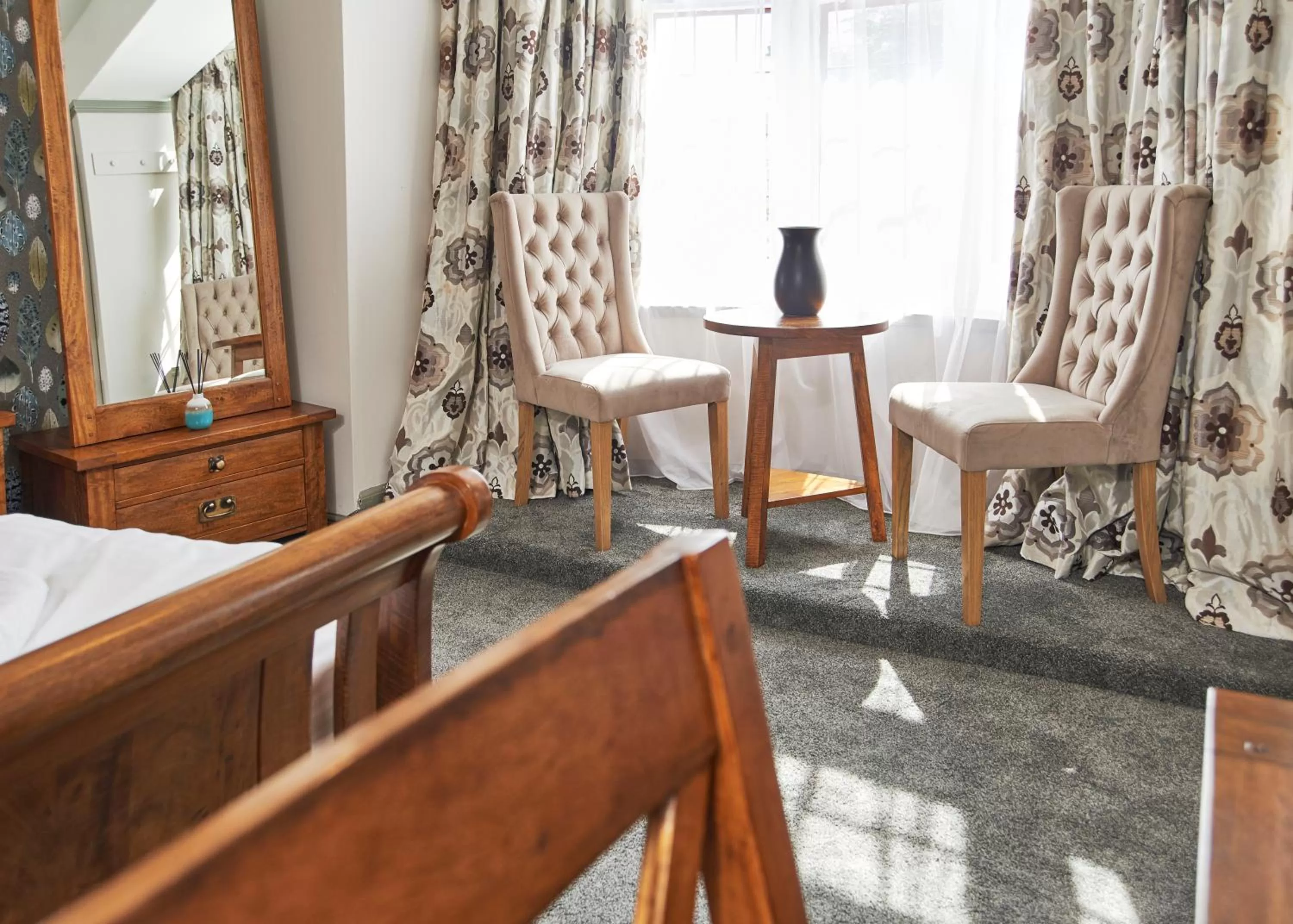 Seating area in The Angel Inn Hotel