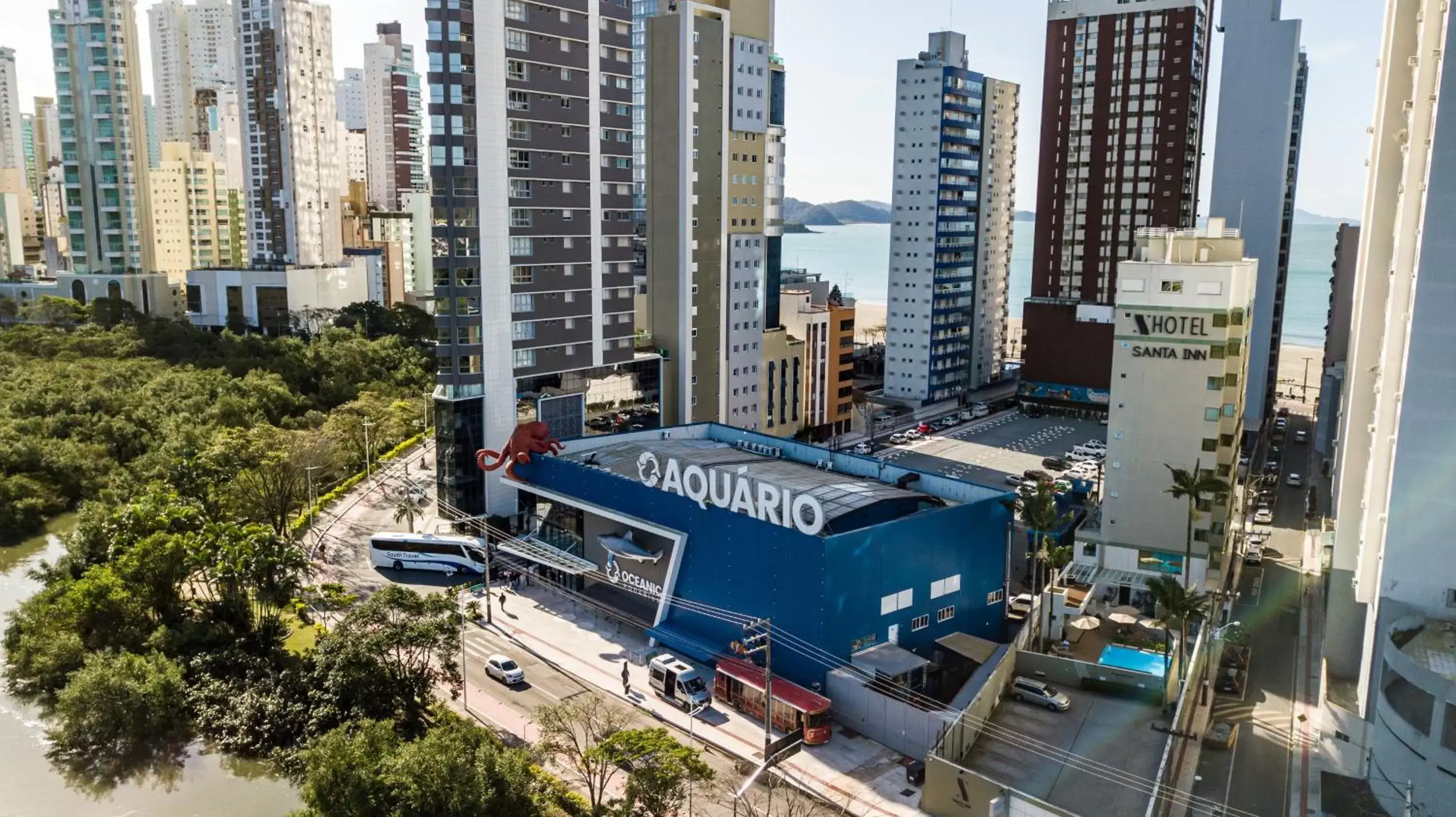 Bird's eye view in Santa Inn Hotel Bird's eye view in Santa Inn Hotel
