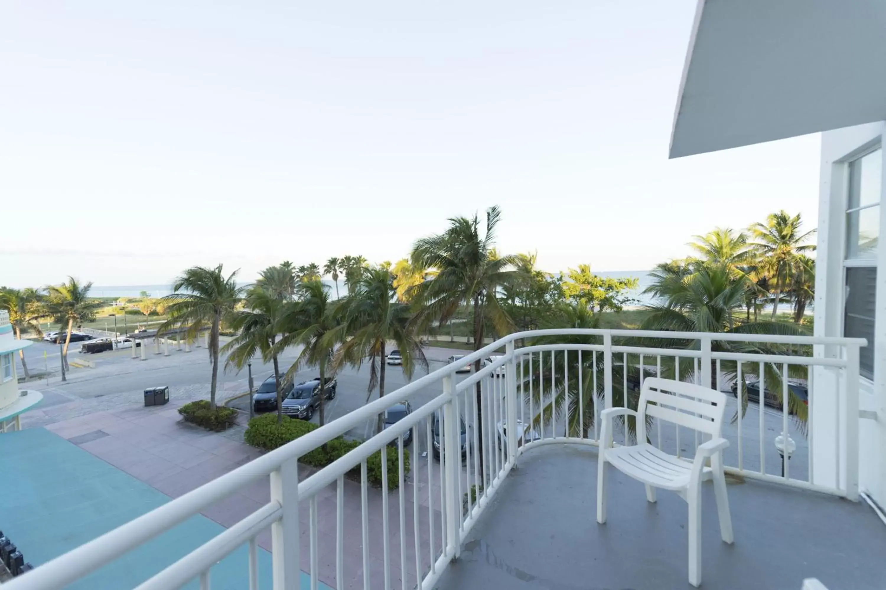 Balcony/Terrace, Pool View in Broadmore Miami Beach