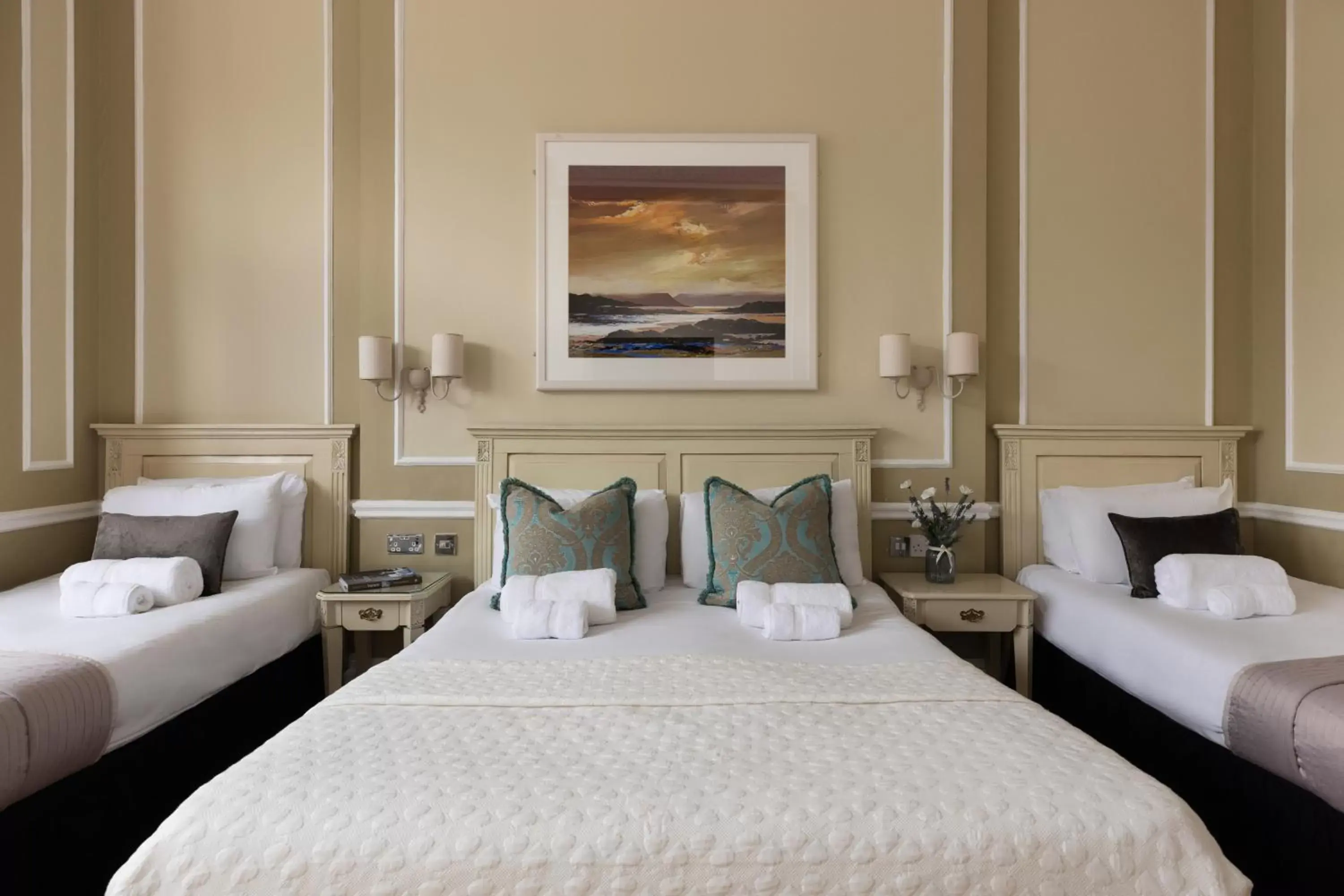 Bed in The Haymarket Hotel