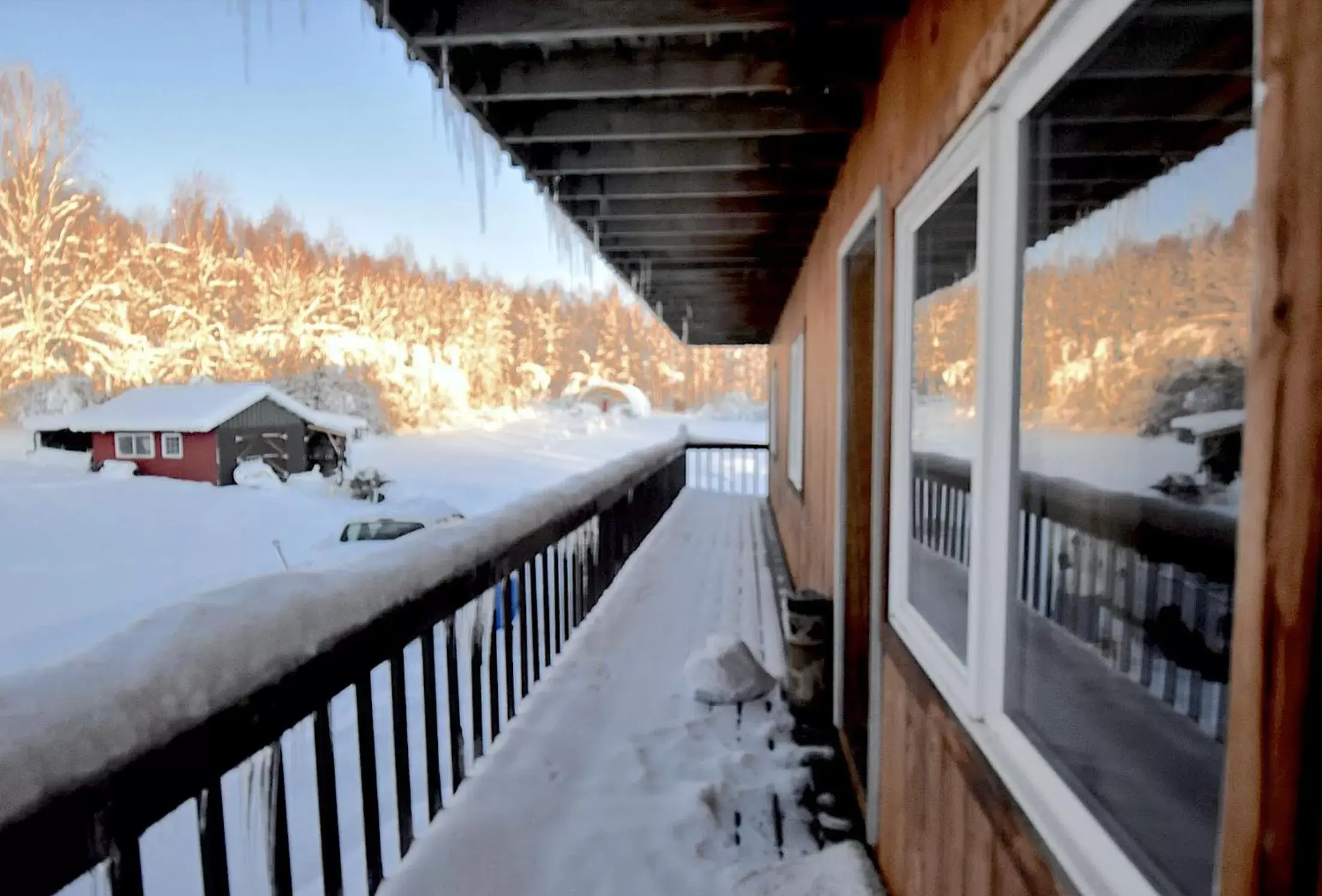 Balcony/Terrace in Alaska Grizzly Lodge