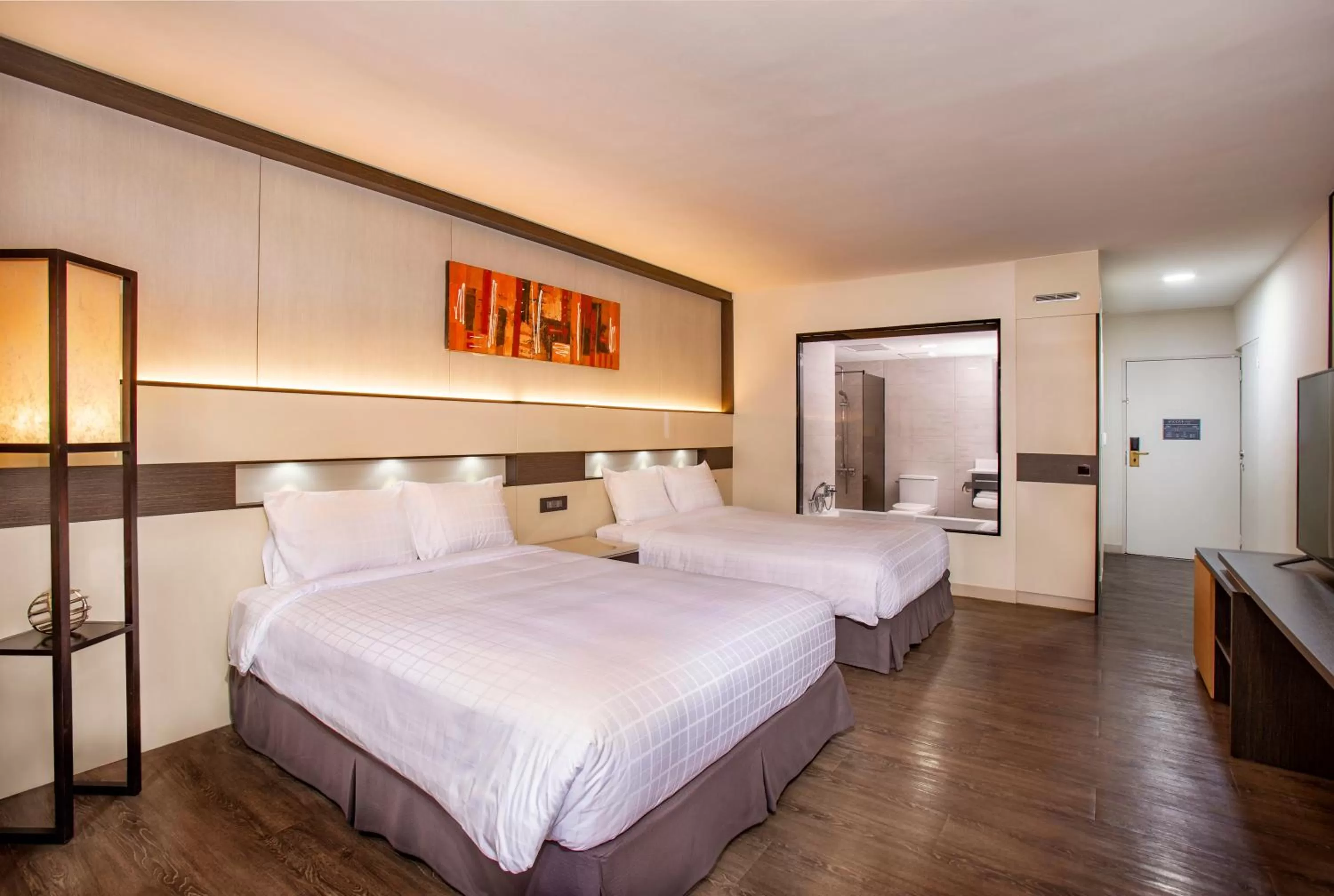 Bed in The Bayview Hotel Guam