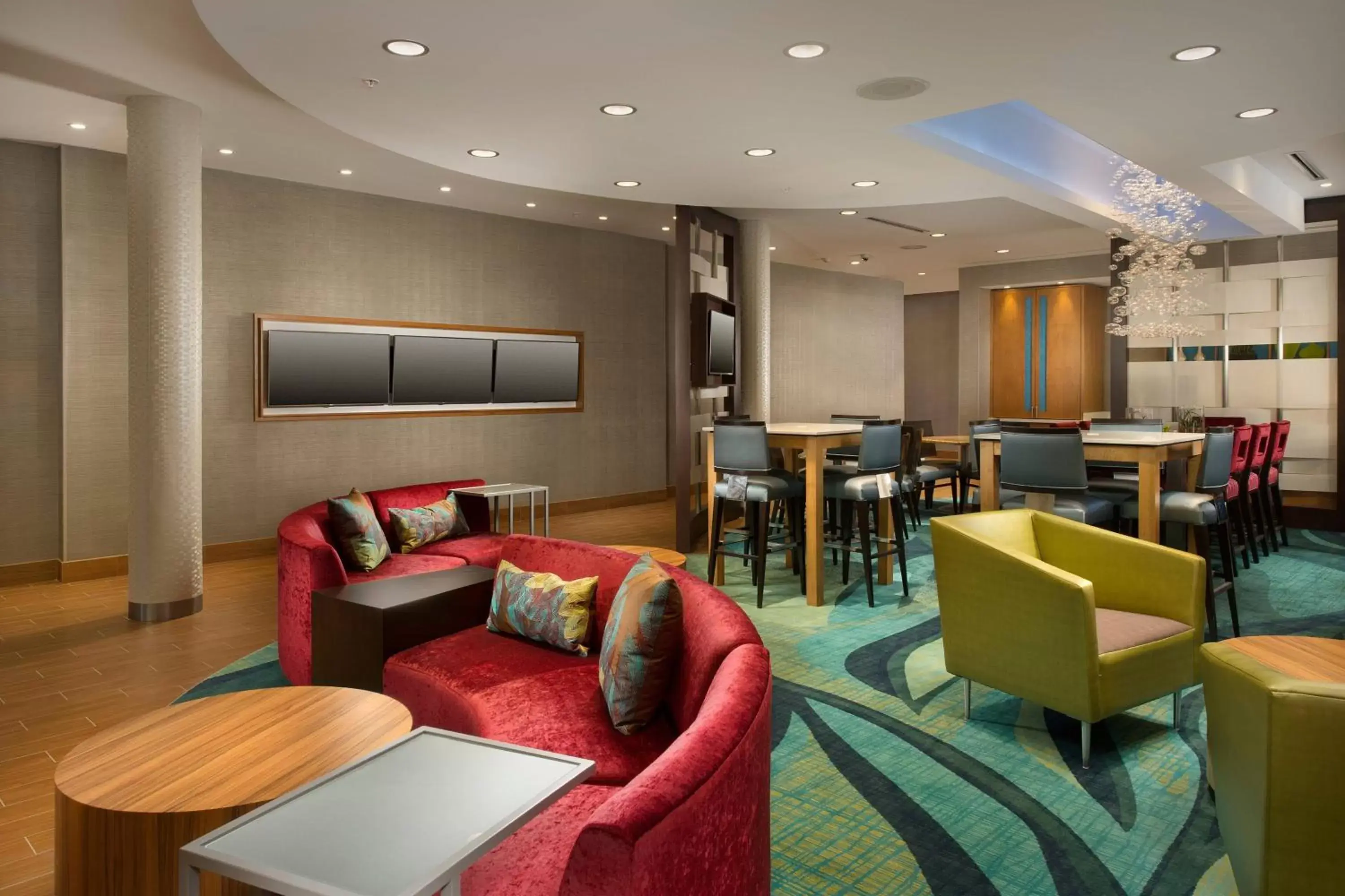 Lobby or reception, Lounge/Bar in SpringHill Suites Bridgeport Clarksburg