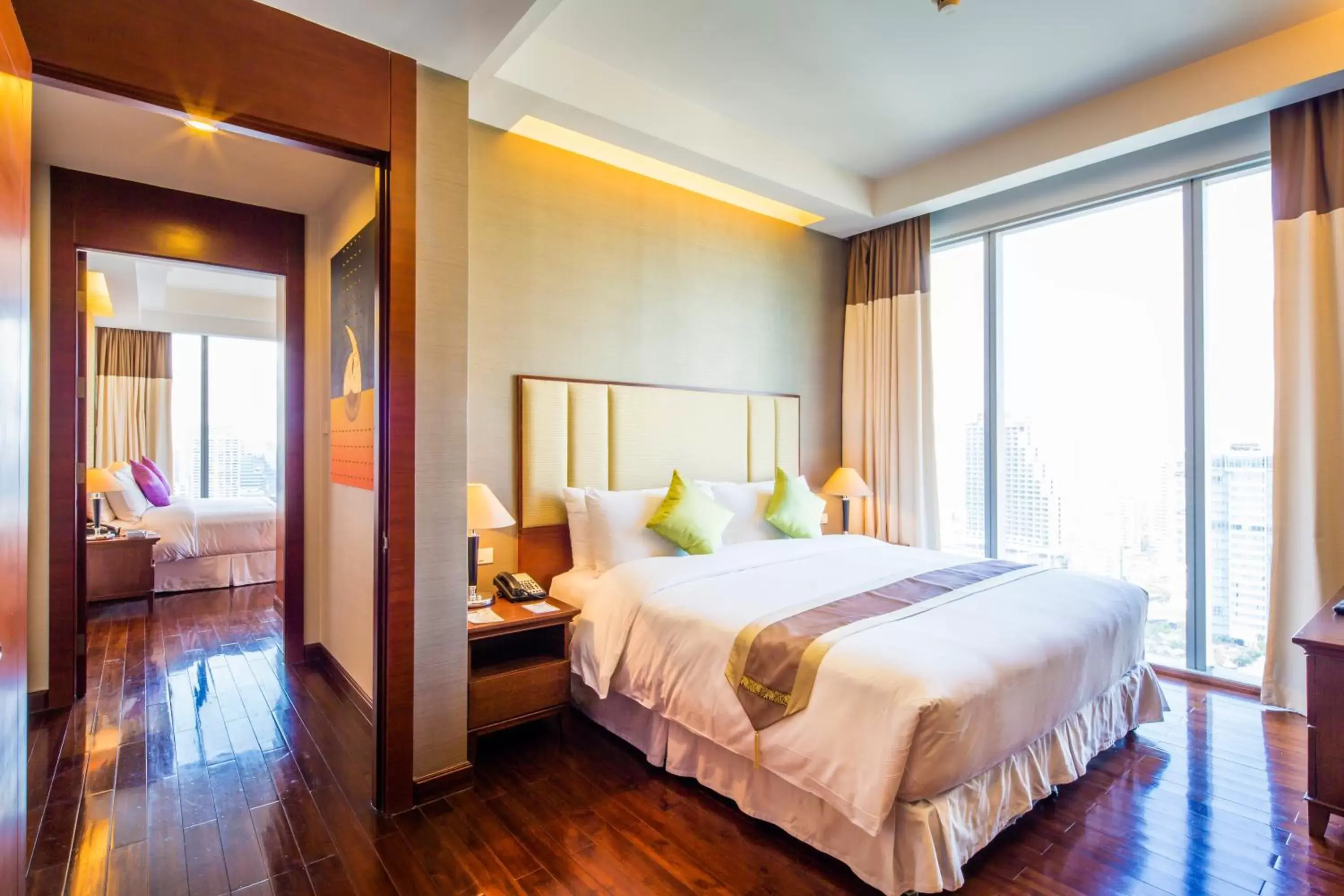 Bed in Column Bangkok Hotel