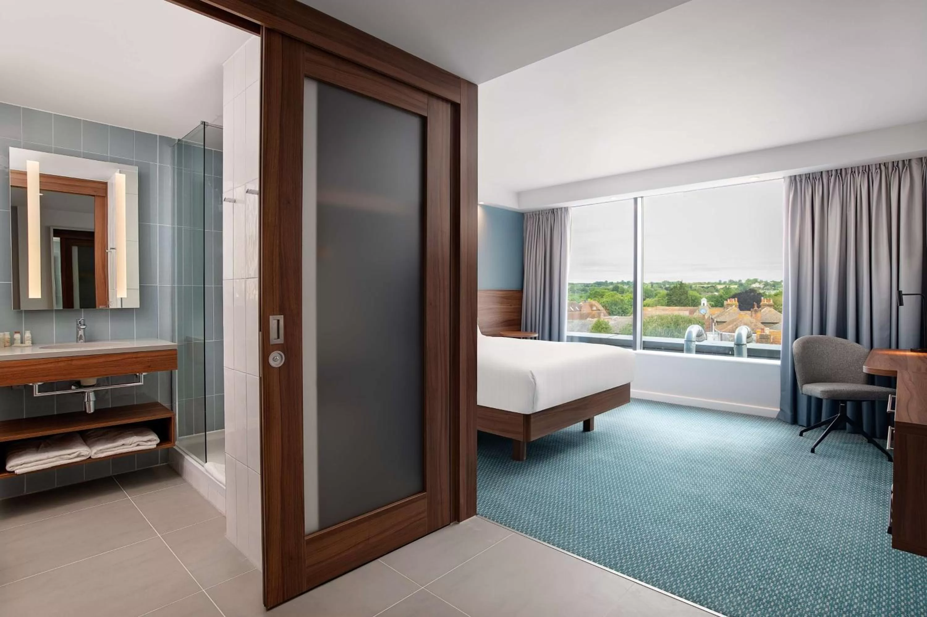 Bedroom, Bed in Hampton by Hilton Canterbury