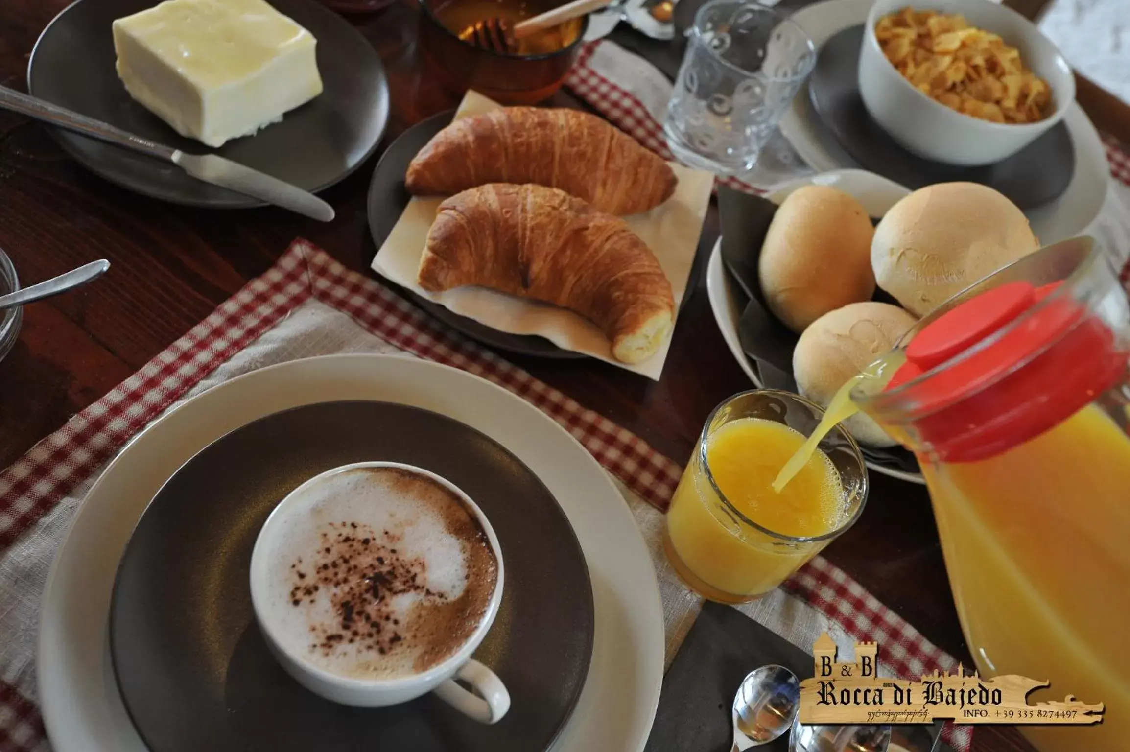 Food, Breakfast in B&B Rocca di Bajedo