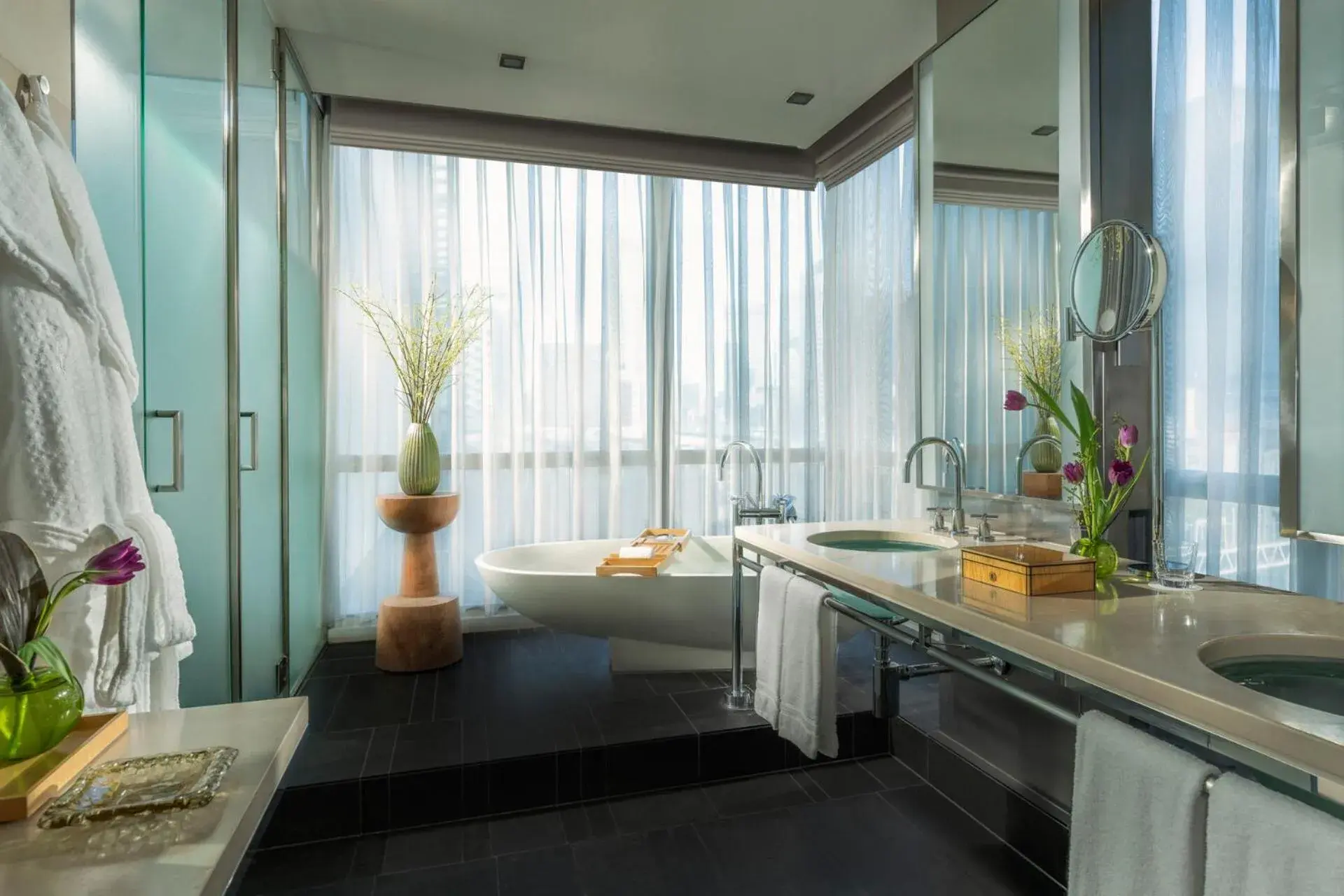 Bathroom, Kitchen/Kitchenette in Four Seasons Hotel Tokyo at Marunouchi