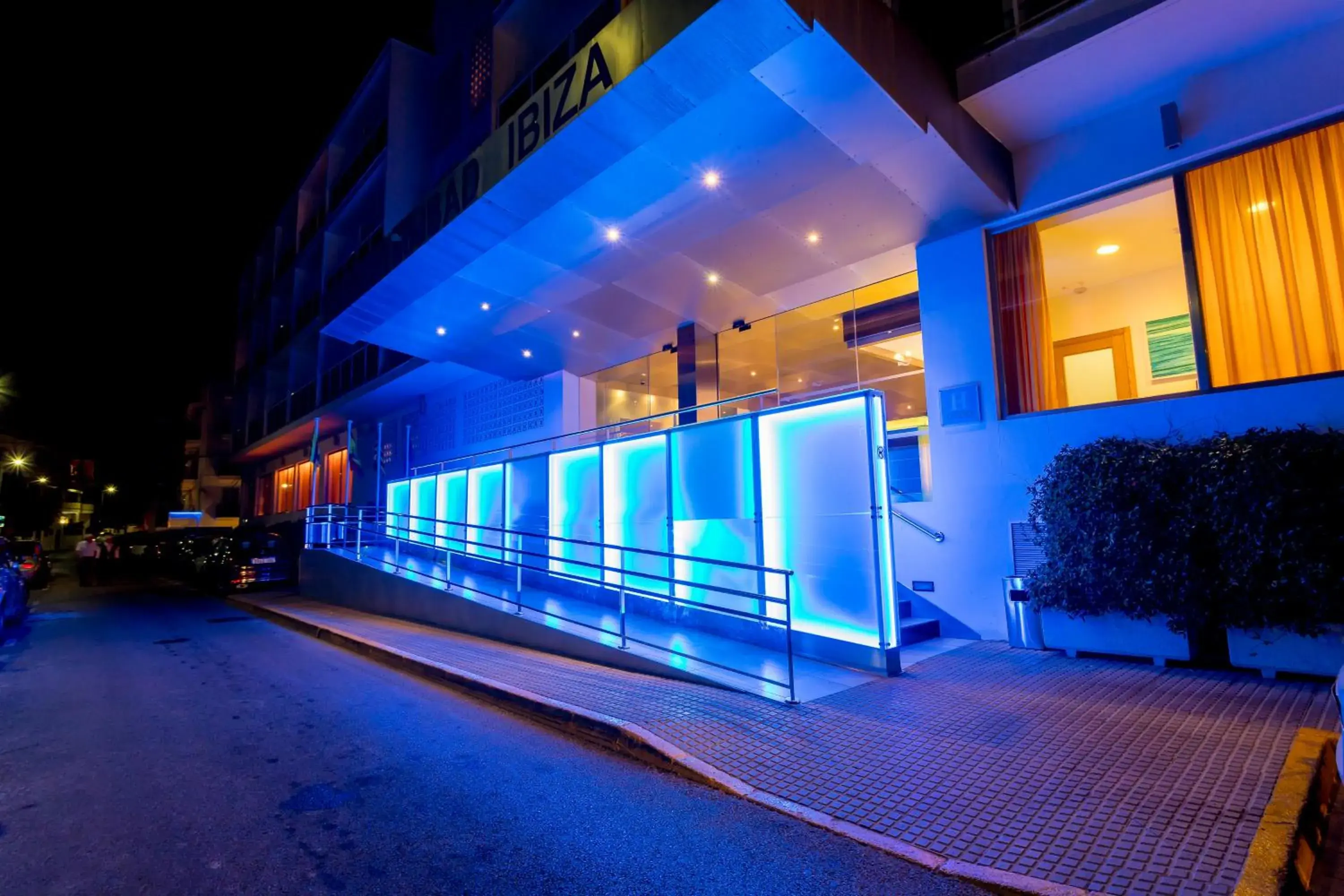 Facade/entrance, Property Building in Hotel Simbad Ibiza & Spa