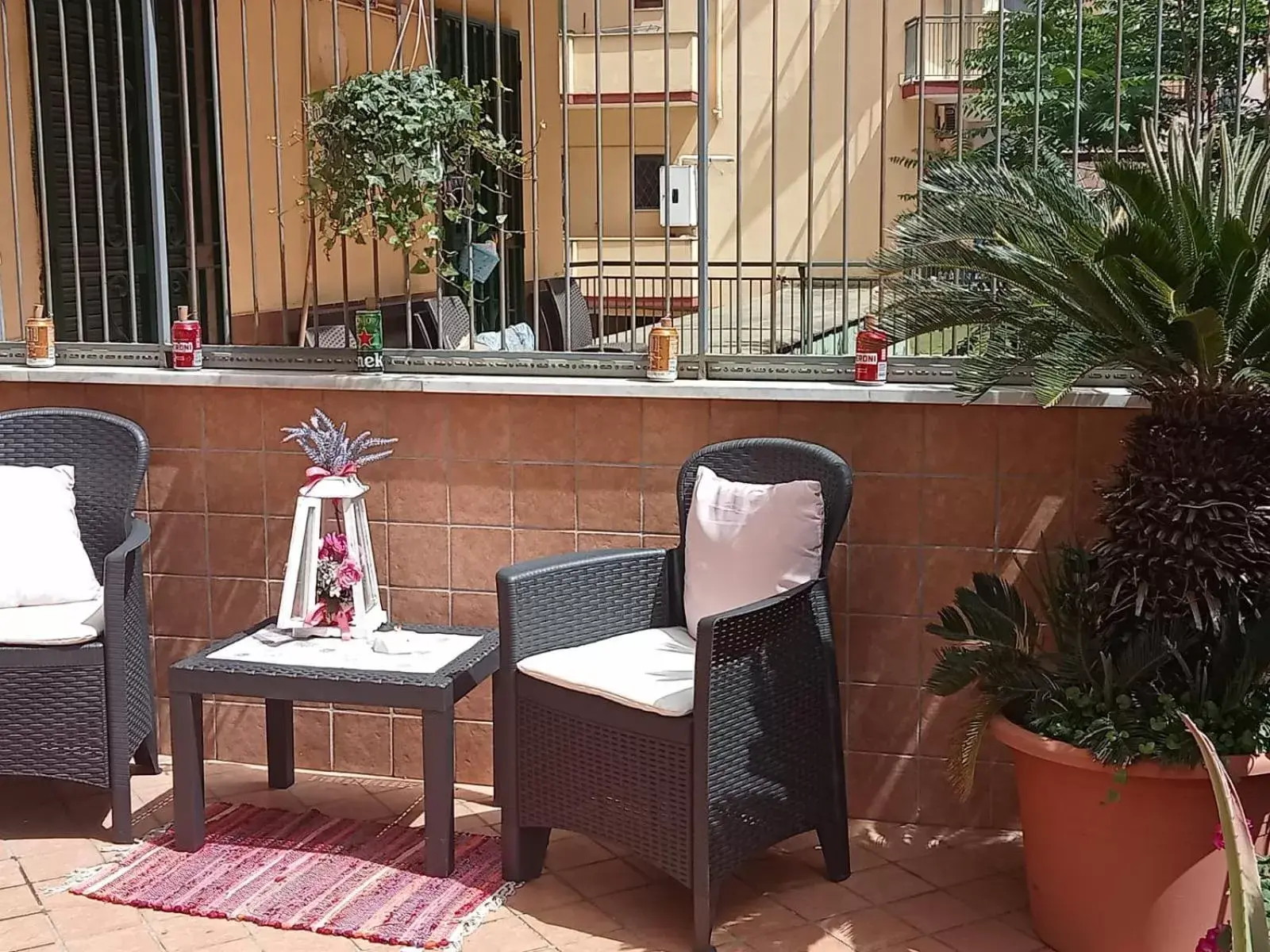 Balcony/Terrace, Restaurant/Places to Eat in La Terrazza di Monica & Teresa