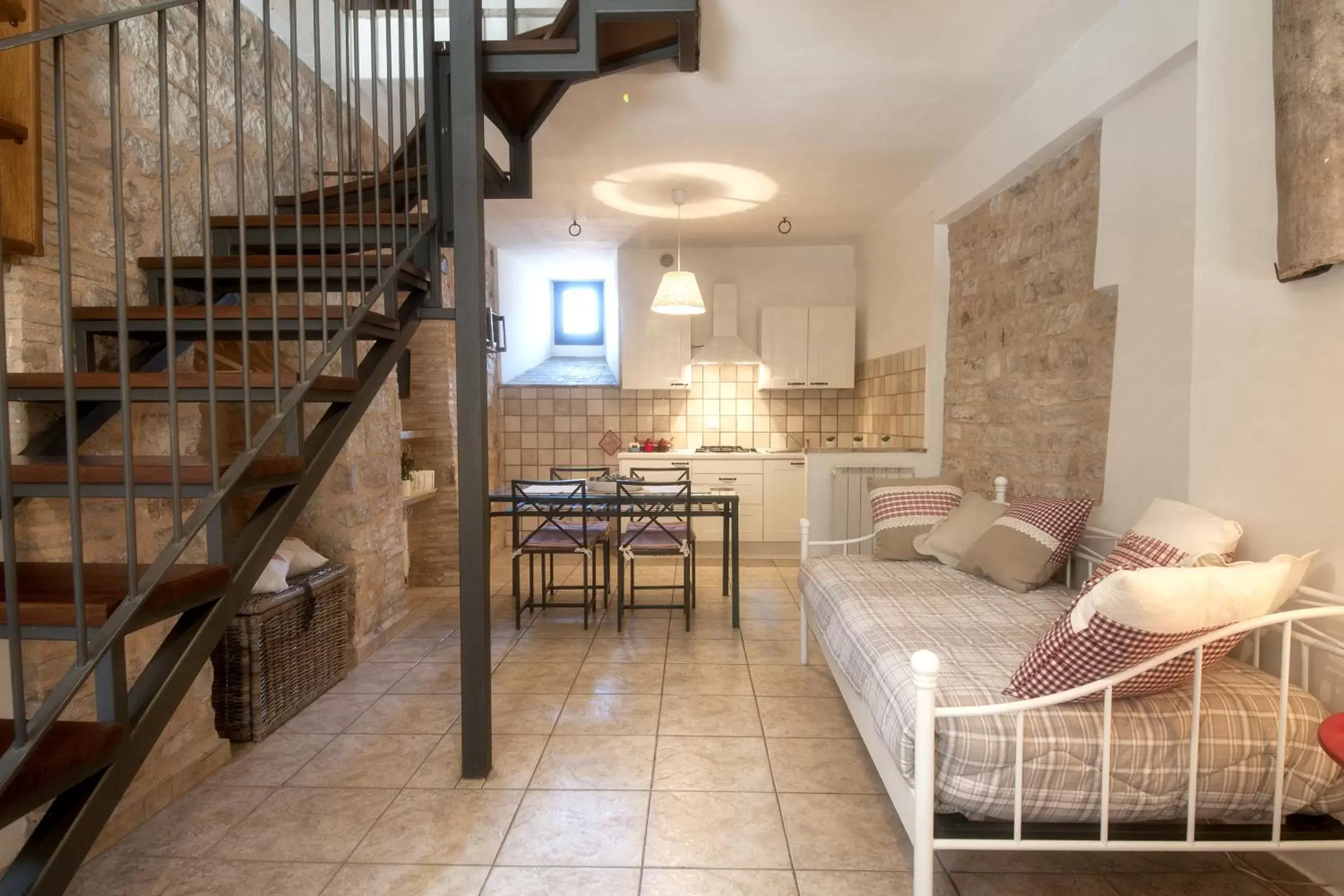 Bed, Dining Area in La Residenza Dei Cappuccini