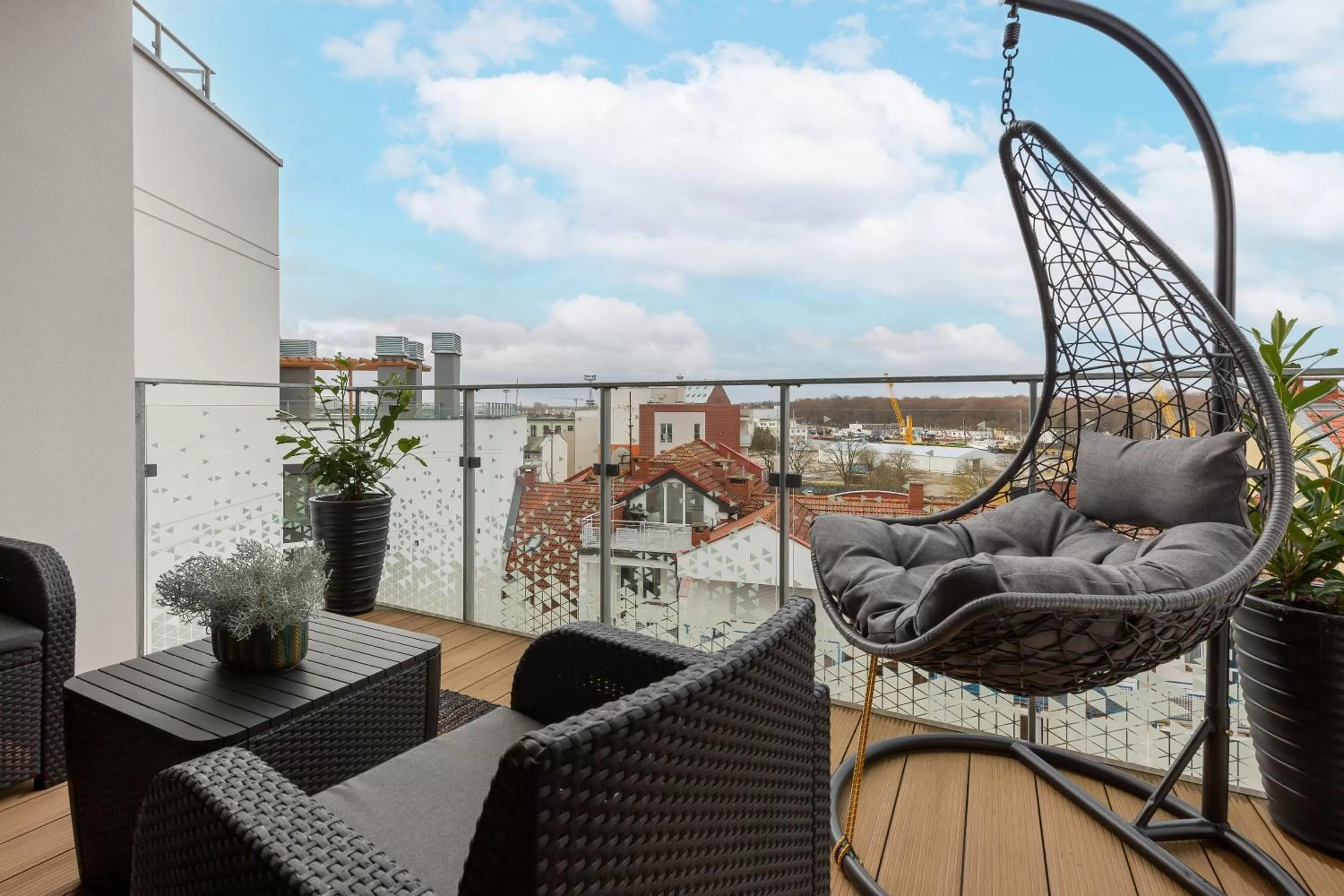 Balcony/Terrace in M&M-Spa&Art Bali, Nadmorskie Tarasy