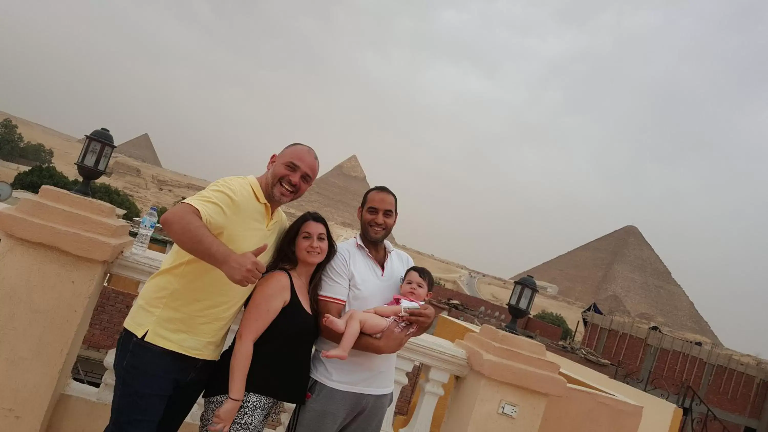 Family in Royal Pyramids Inn