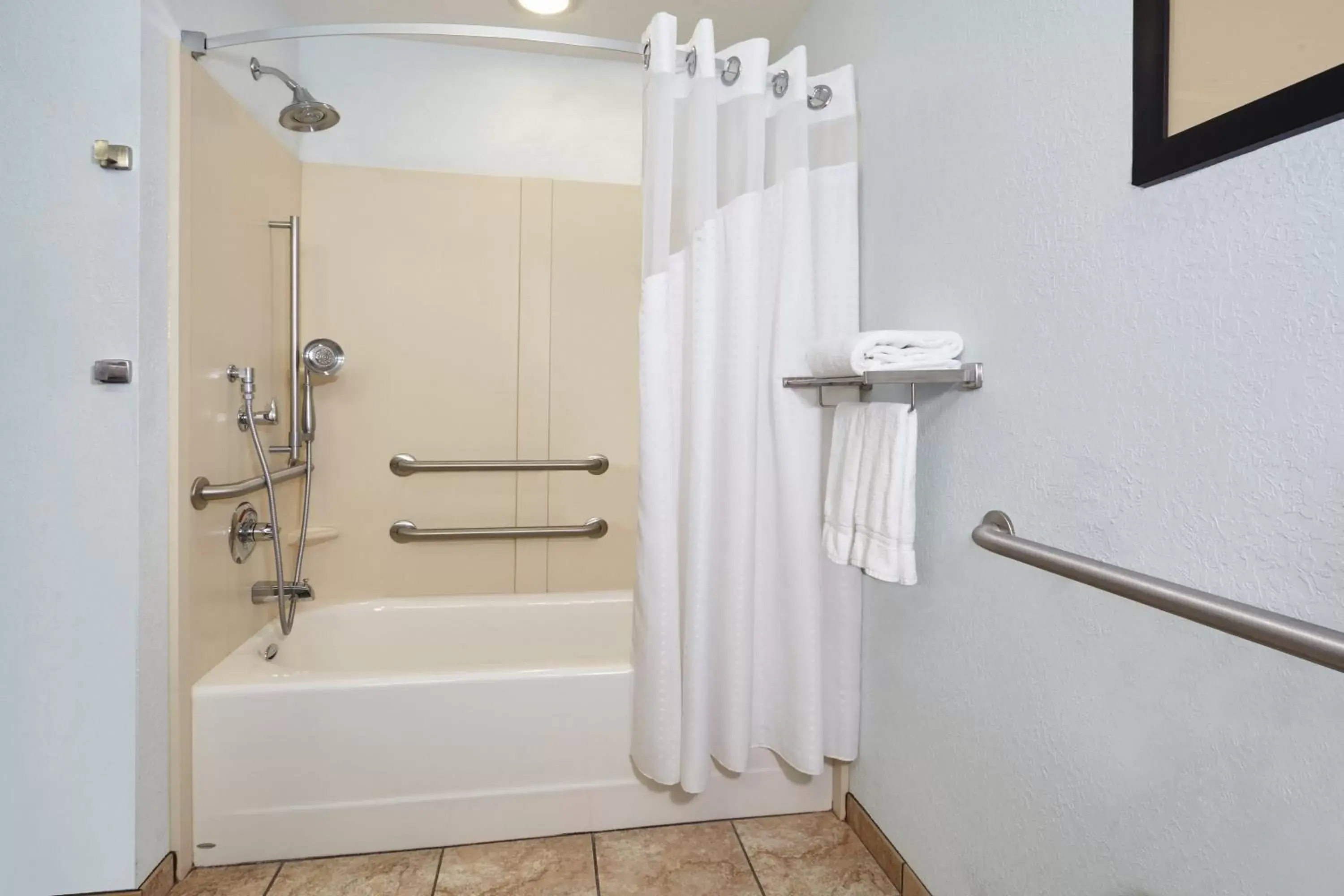 Bathroom in Holiday Inn Express Pekin - Peoria Area, an IHG Hotel