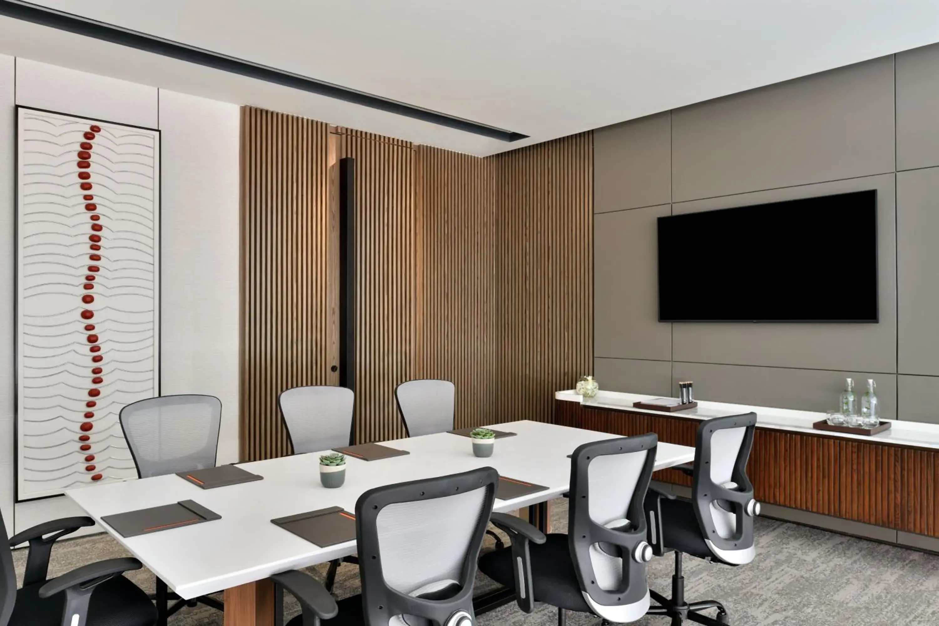 Meeting/conference room, TV/Entertainment Center in Marriott Executive Apartments Navi Mumbai