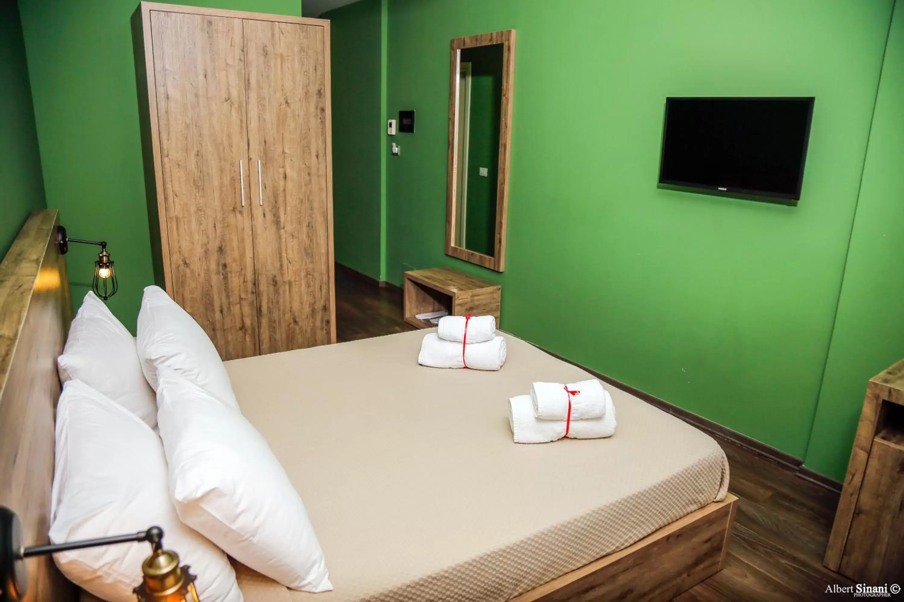Bed in Arc Hotel Tirana