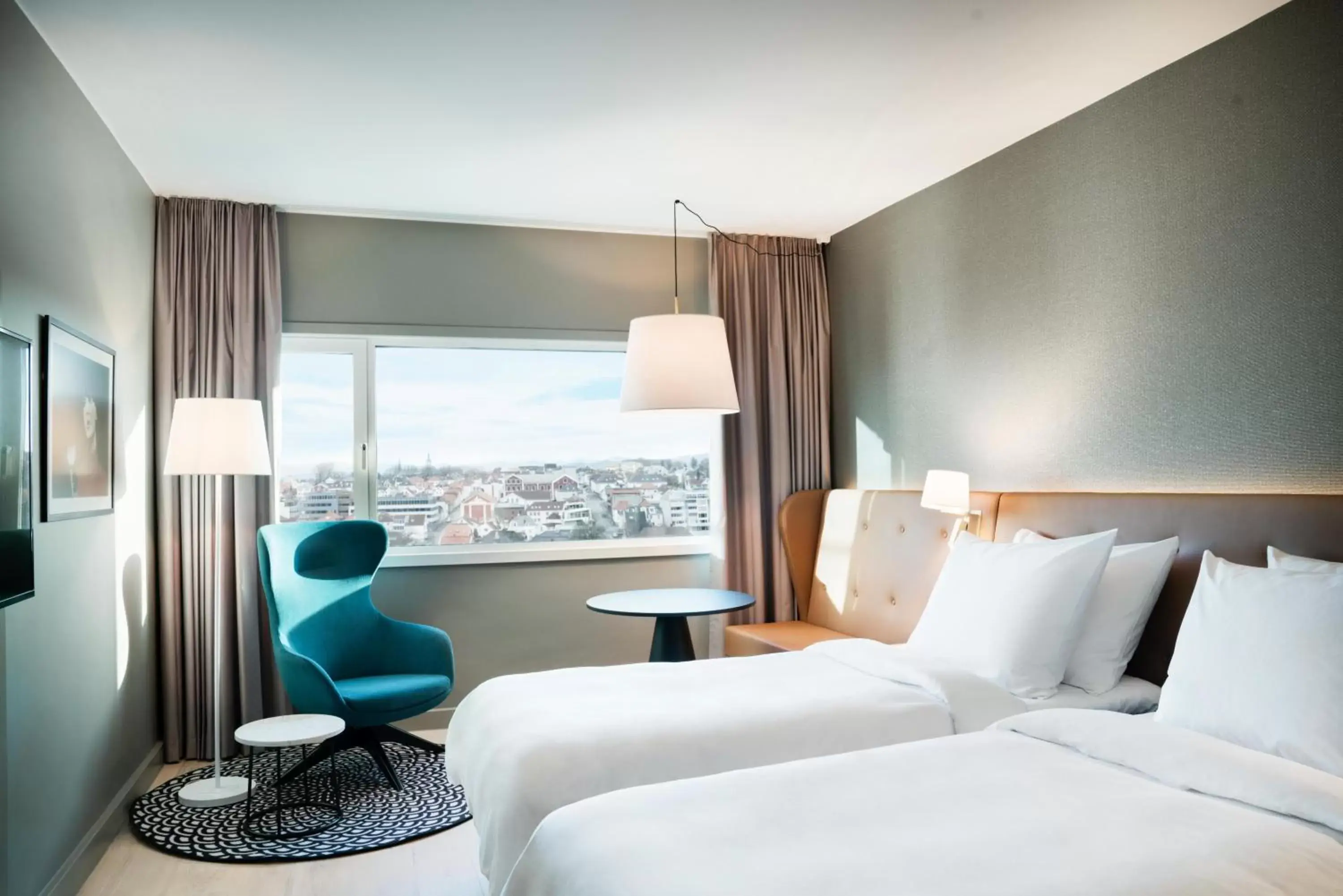 Bed in Radisson Blu Atlantic Hotel, Stavanger