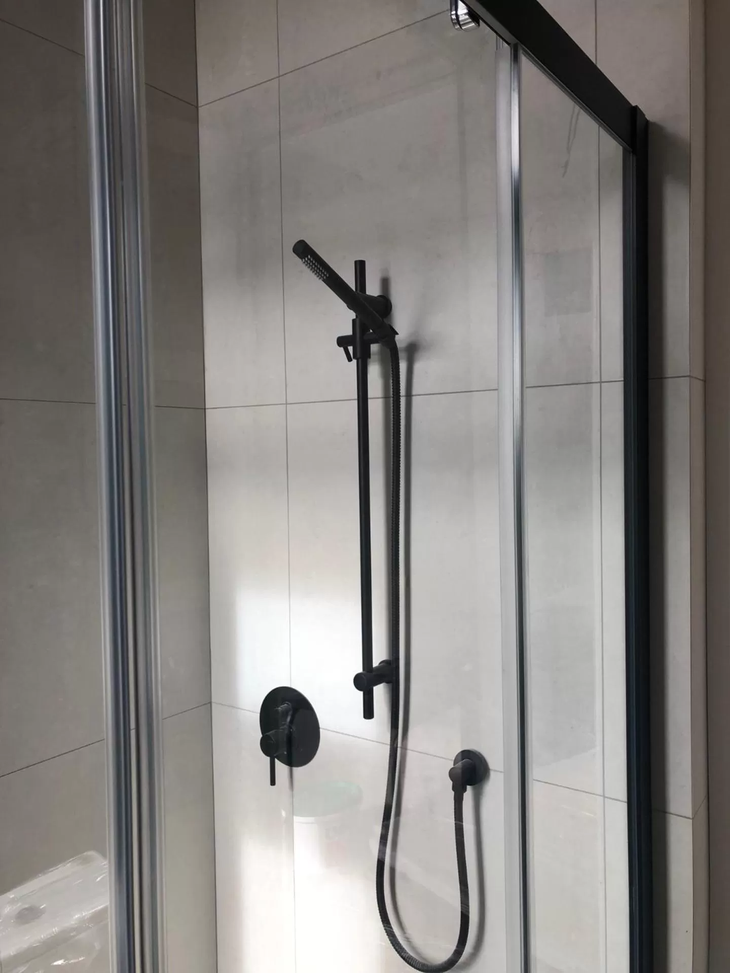 Shower in Chevron Hotel