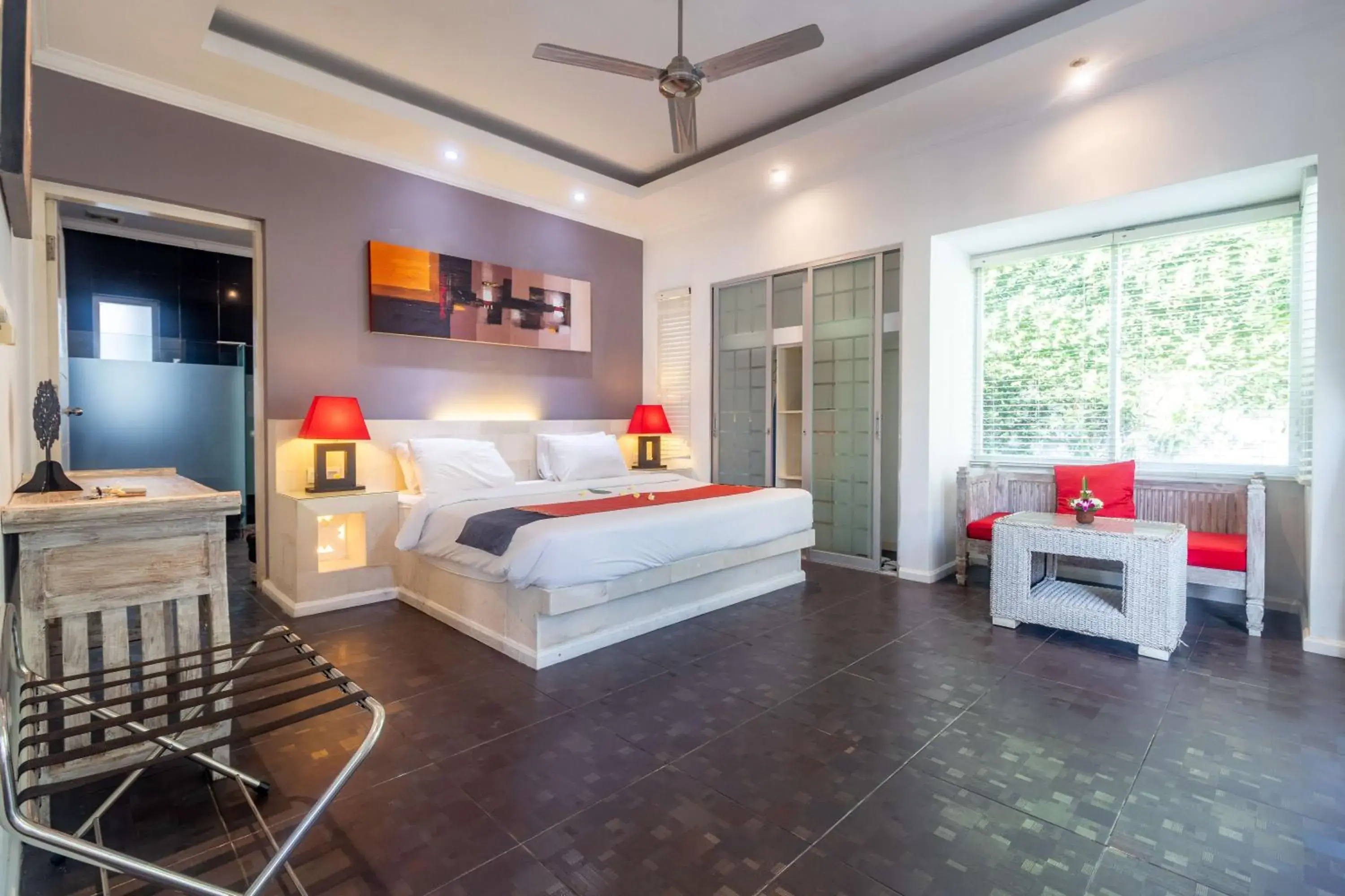 Bedroom in Aleesha Villas and Suites