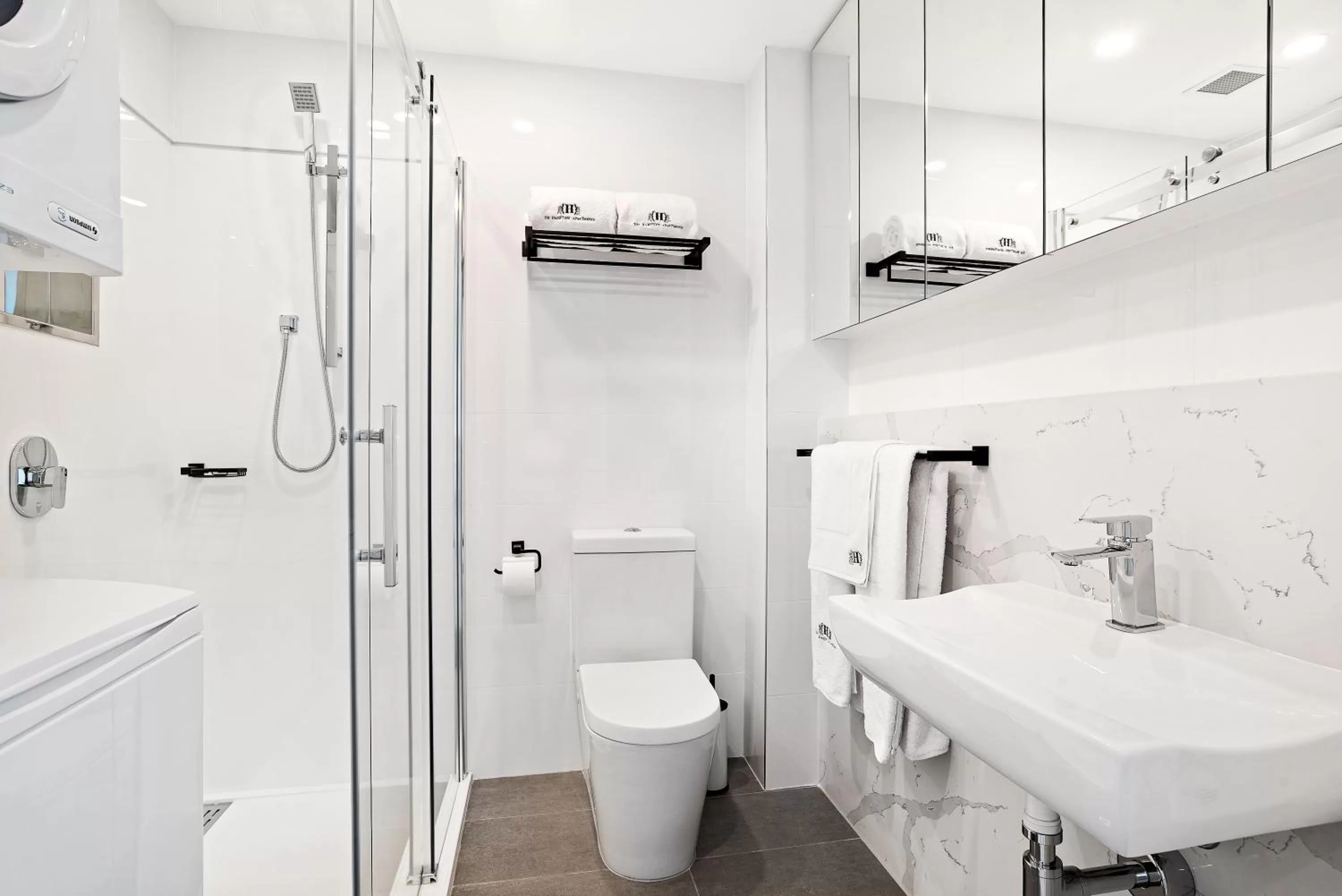Bathroom in The Hamptons Apartments - Port Melbourne