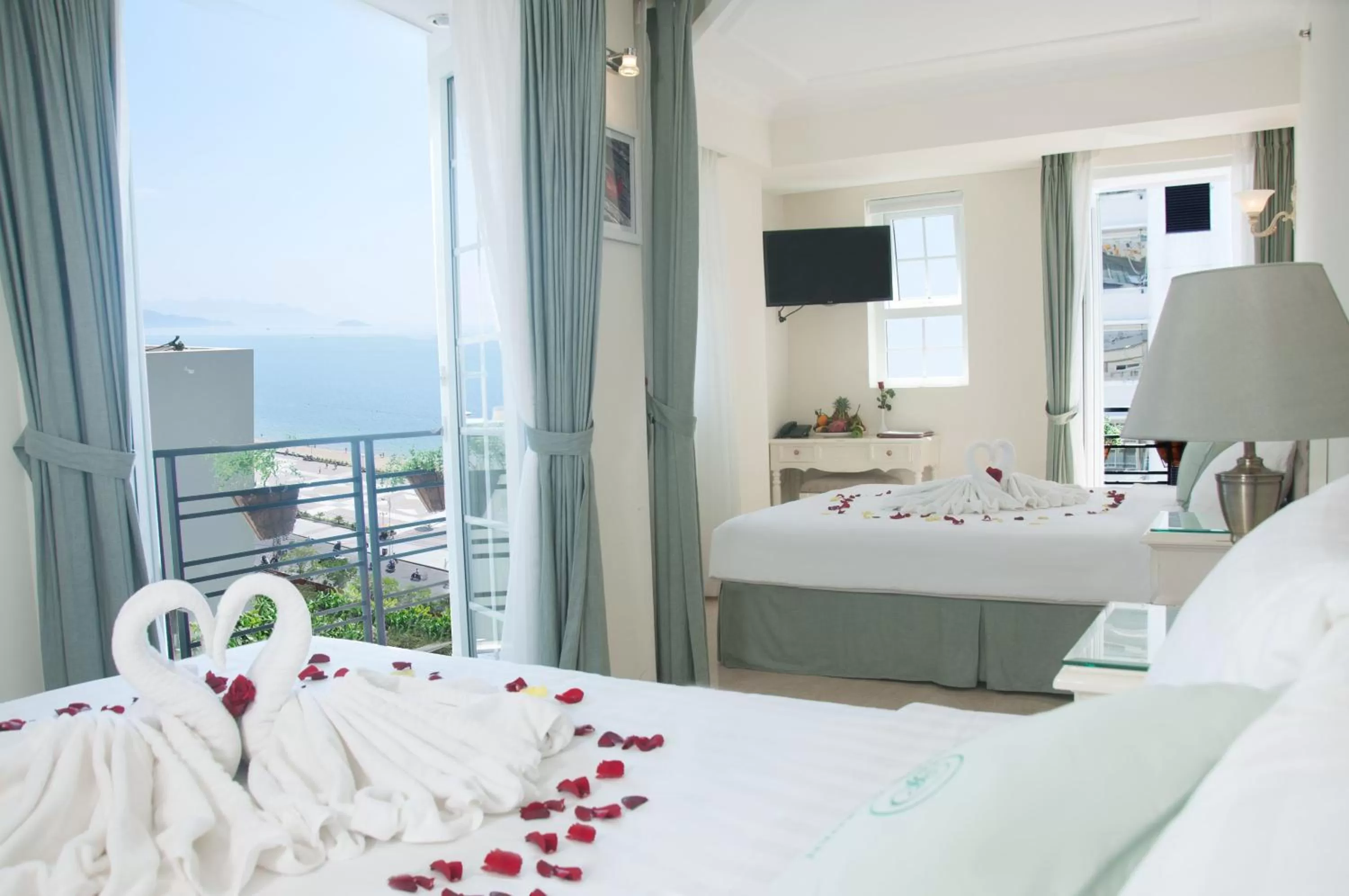 Premier Family Sea View Room with 2 Balconies in Pavillon Garden Hotel Nha Trang