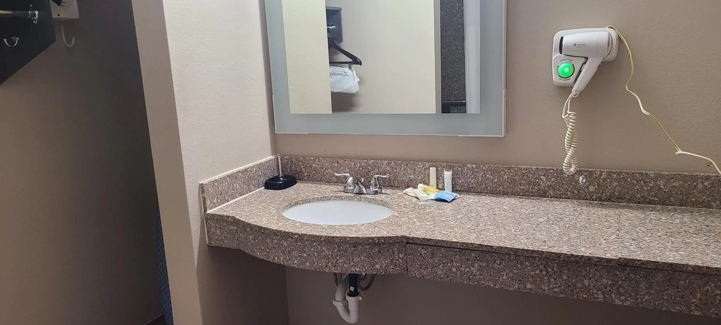 Bathroom in Super 8 by Wyndham Lubbock West