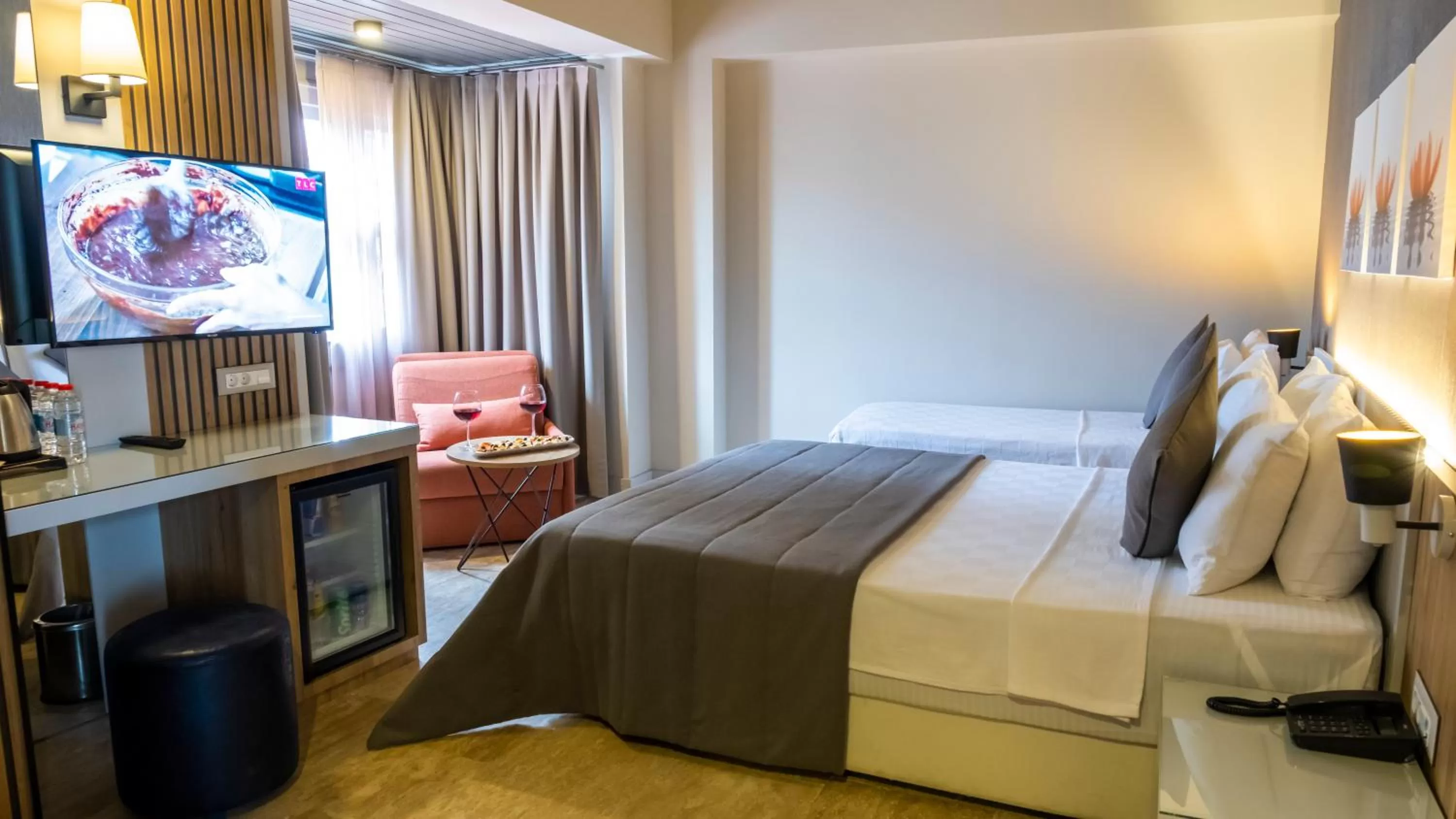 Bed in Ariel Hotel Alaçatı