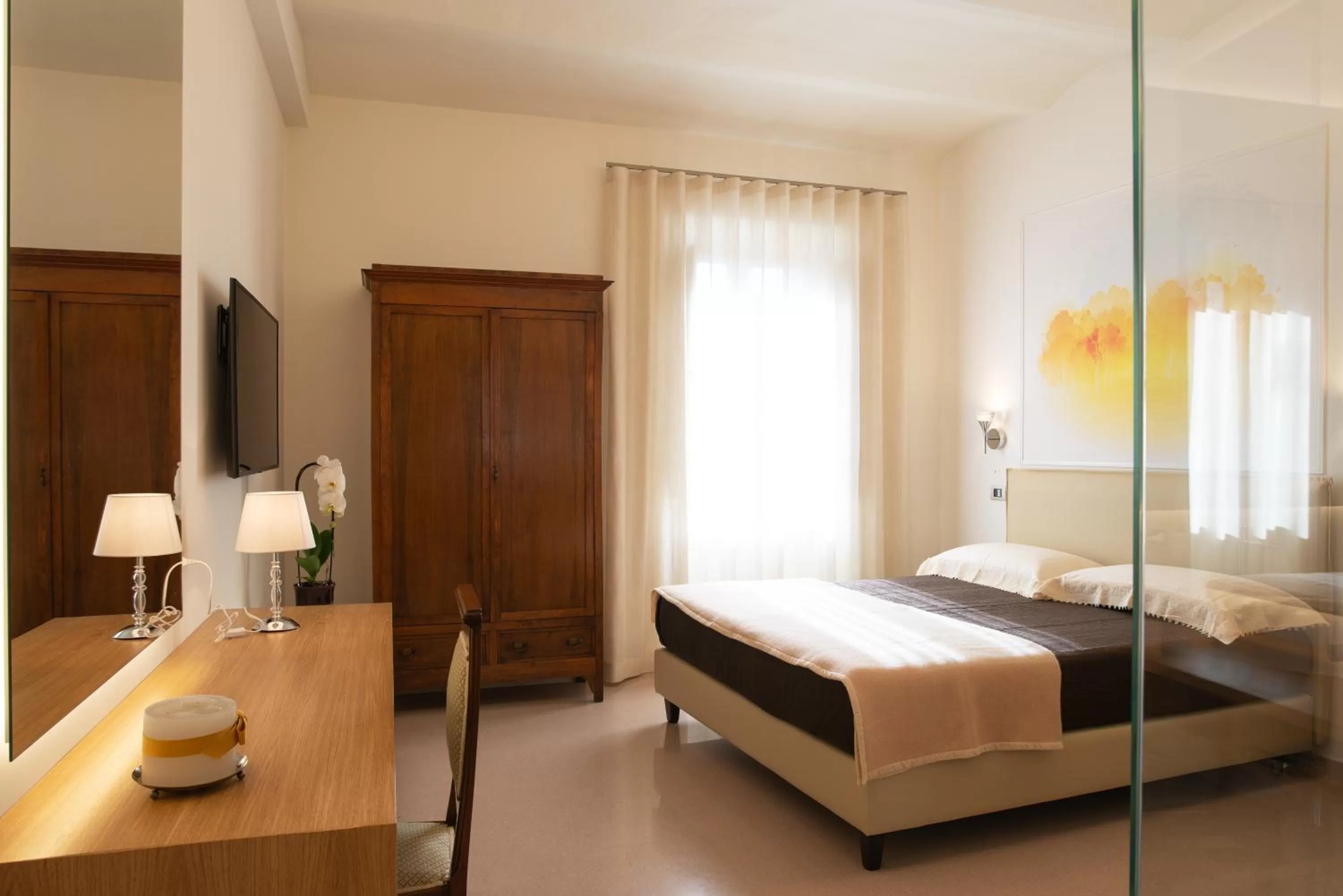 Decorative detail, Bed in Portica10 Assisi