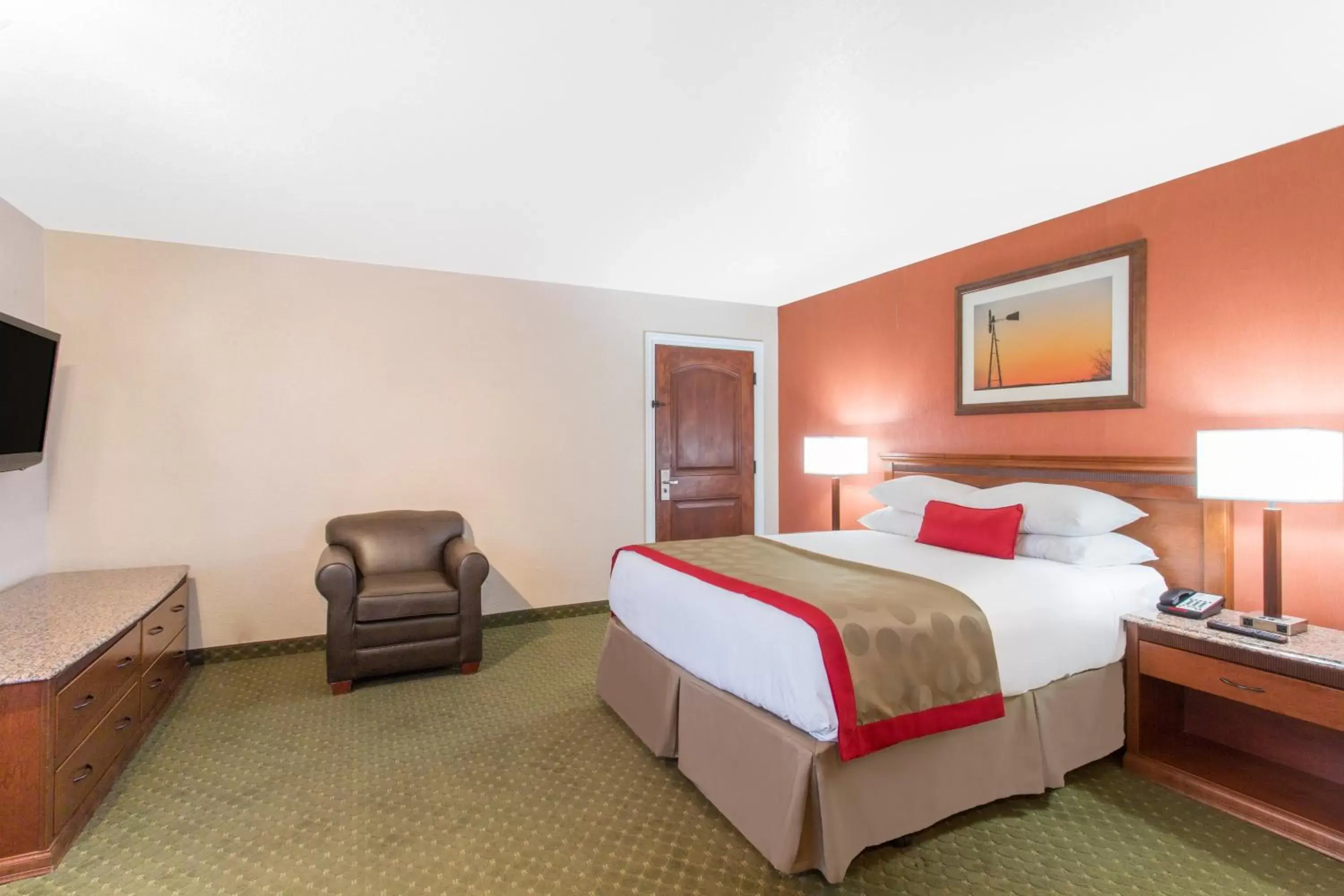 Bed in Ramada by Wyndham Elko Hotel at Stockmen's Casino