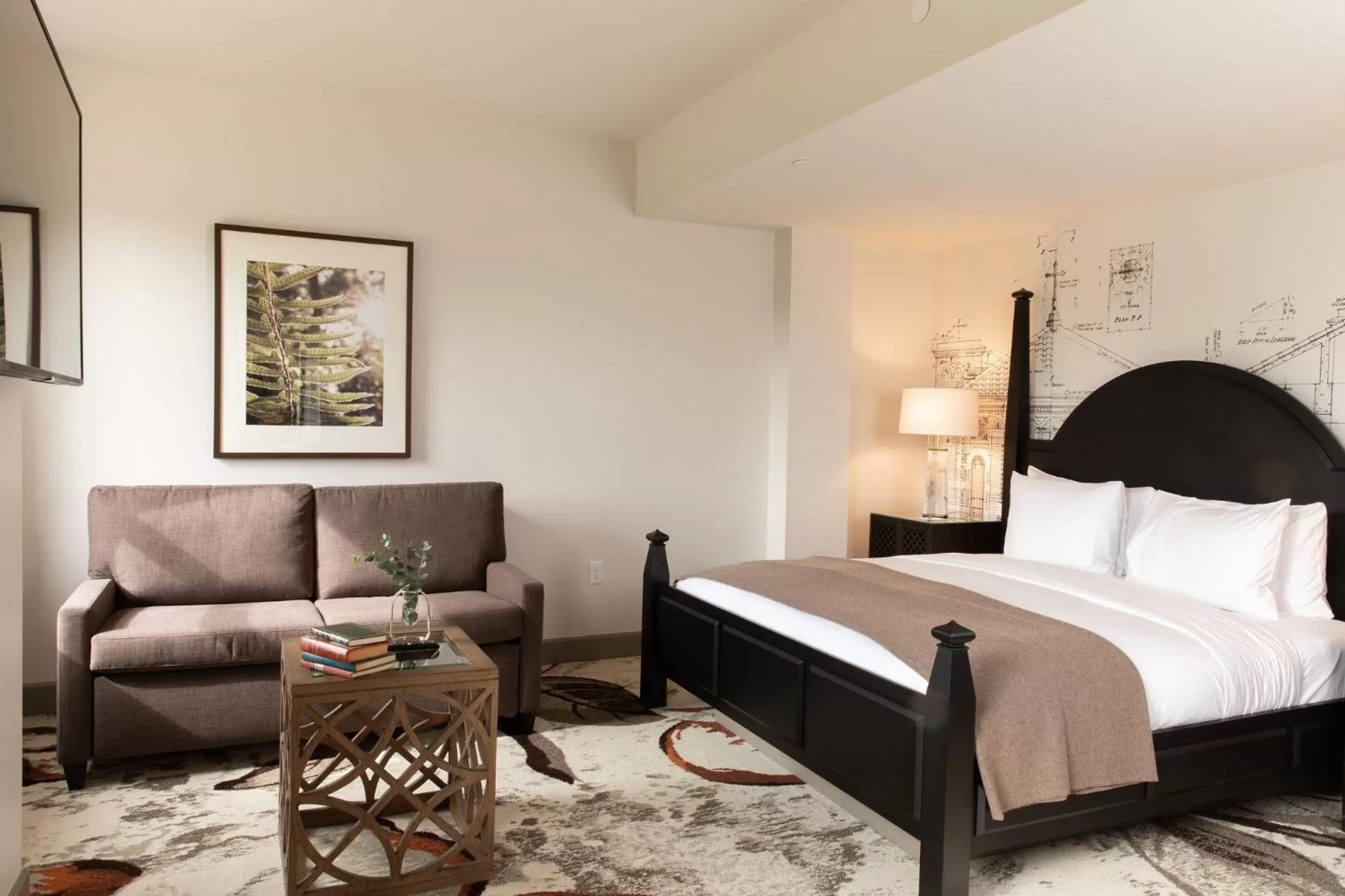 Bedroom, Bed in The Lodge at St Edward Park