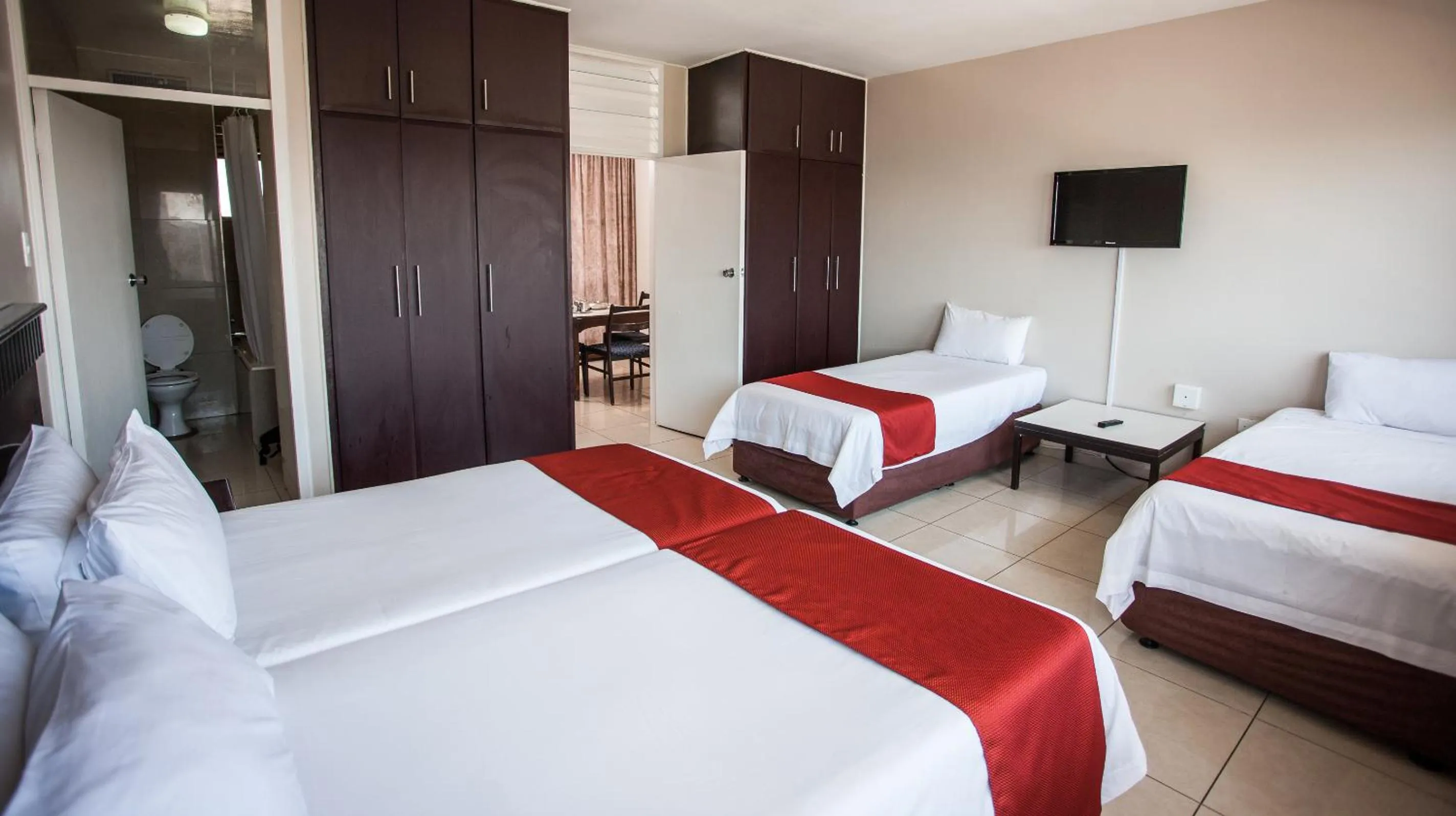 Bed in Coastlands Durban Self Catering Holiday Apartments