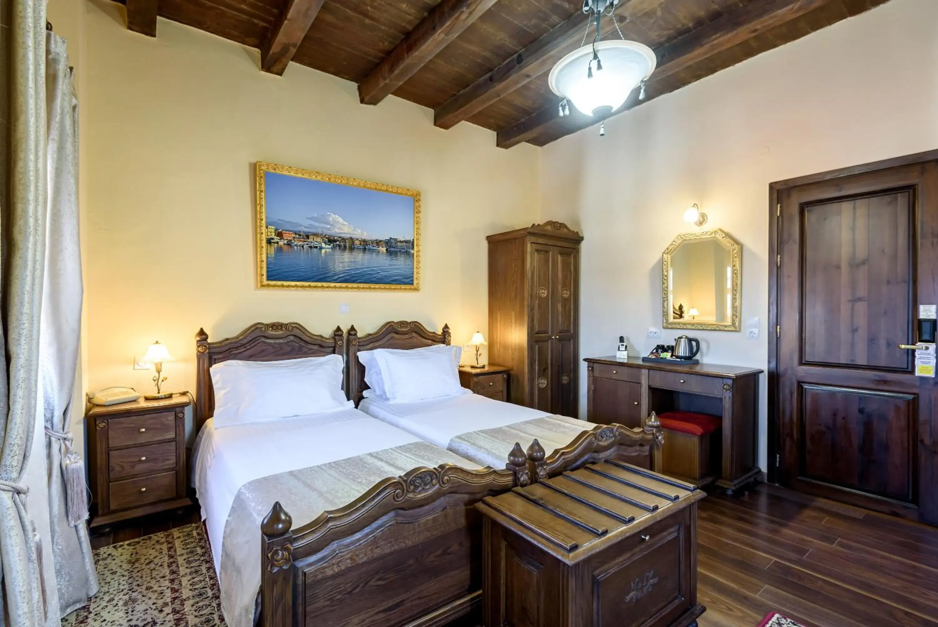 Bedroom, Bed in Porto Del Colombo Traditional Boutique Hotel
