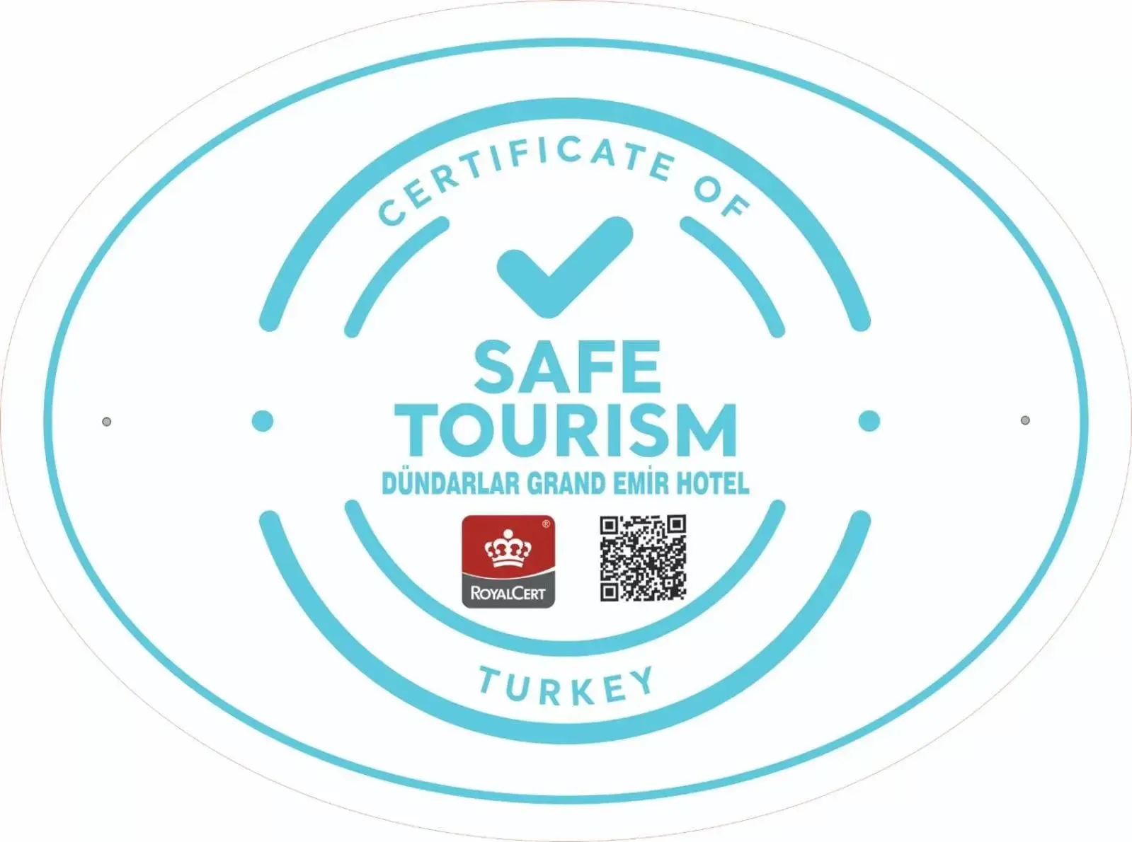 Certificate/Award, Logo/Certificate/Sign/Award in Grand Emir Hotel Old City