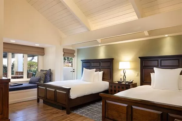 Bed in The Quail Lodge