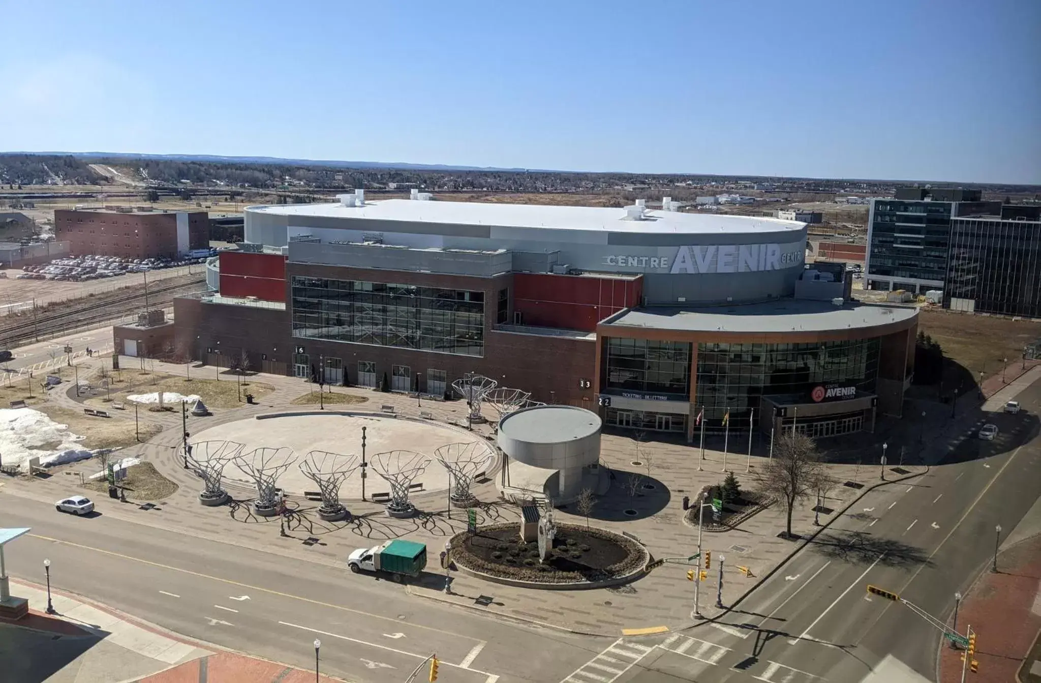 Property building, Bird's-eye View in Crowne Plaza Hotel Moncton Downtown, an IHG Hotel