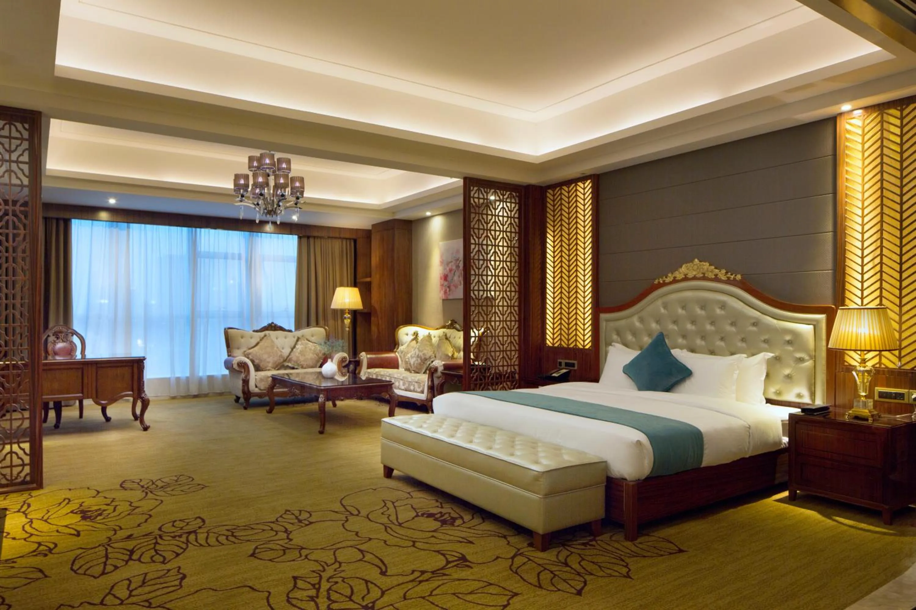 Bed in Honder International Hotel - Free shuttle bus between hotel and exhibition center during Canton Fair period