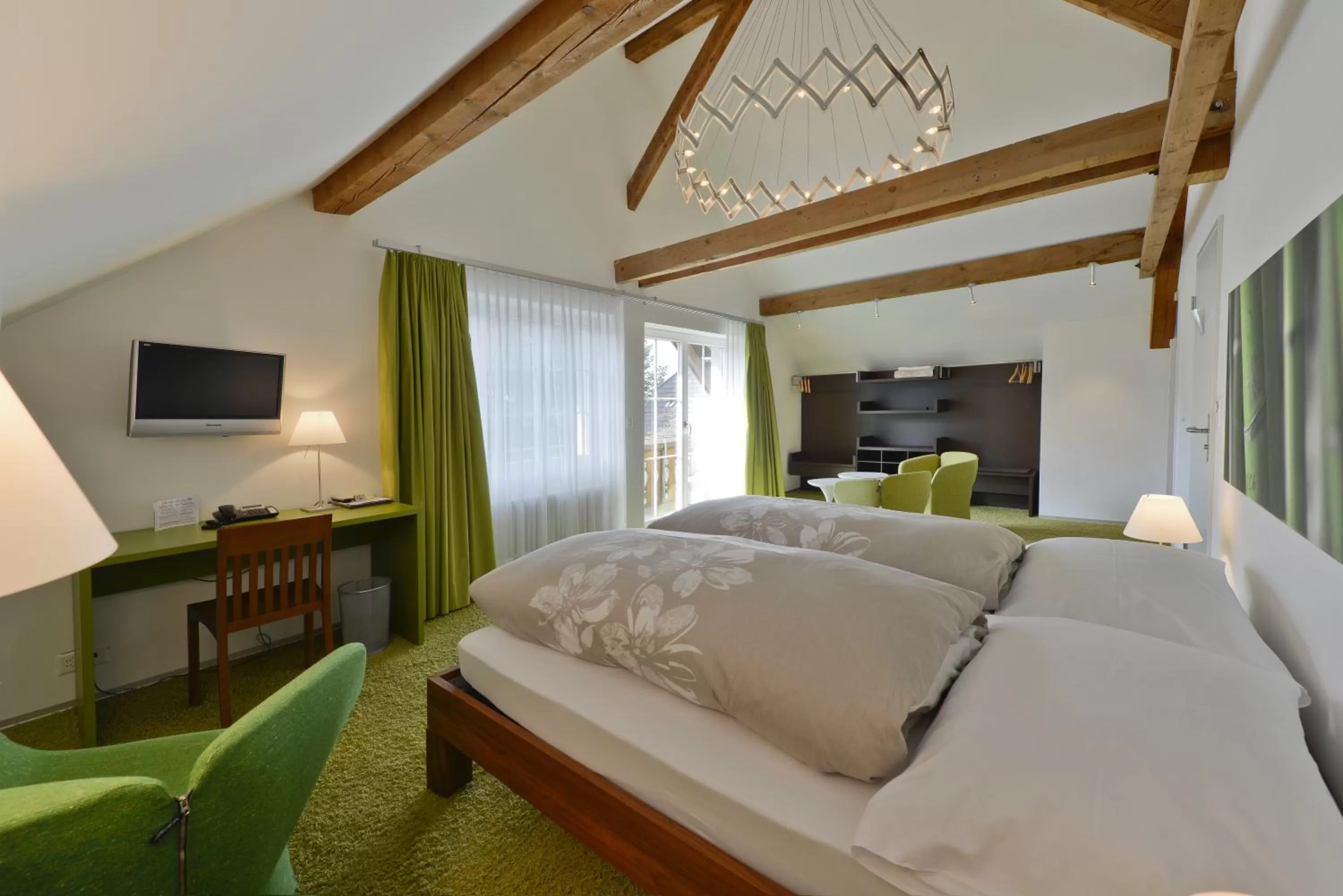 Day, Bed in Landhotel Linde Fislisbach