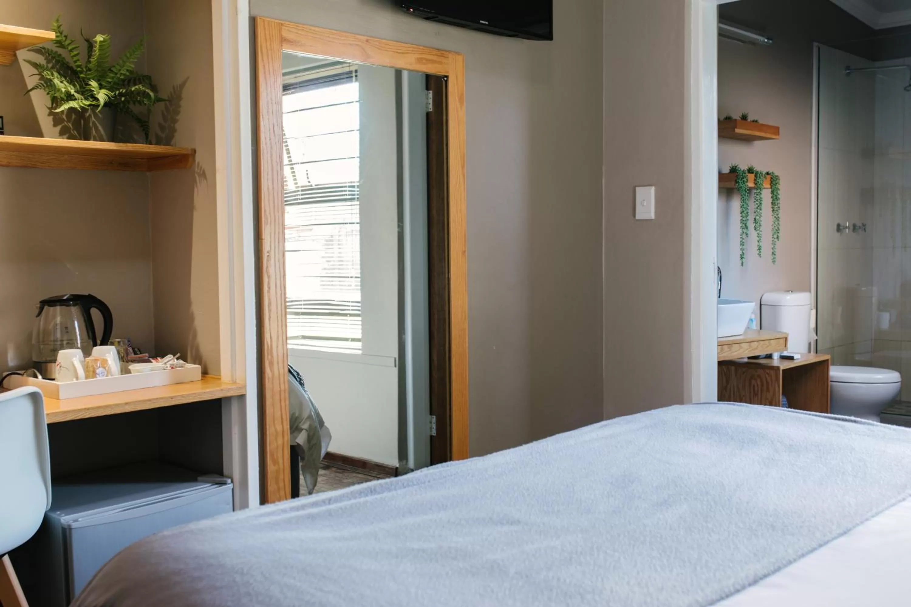 Bed in Agapé Boutique Guesthouse Bothaville