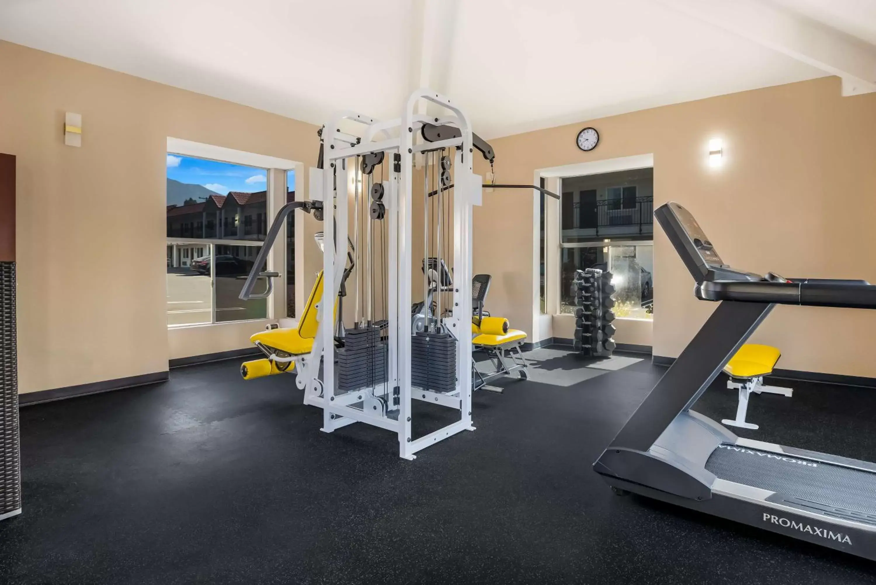 Fitness centre/facilities, Fitness Center/Facilities in SureStay Plus Hotel by Best Western Upland - Ontario North