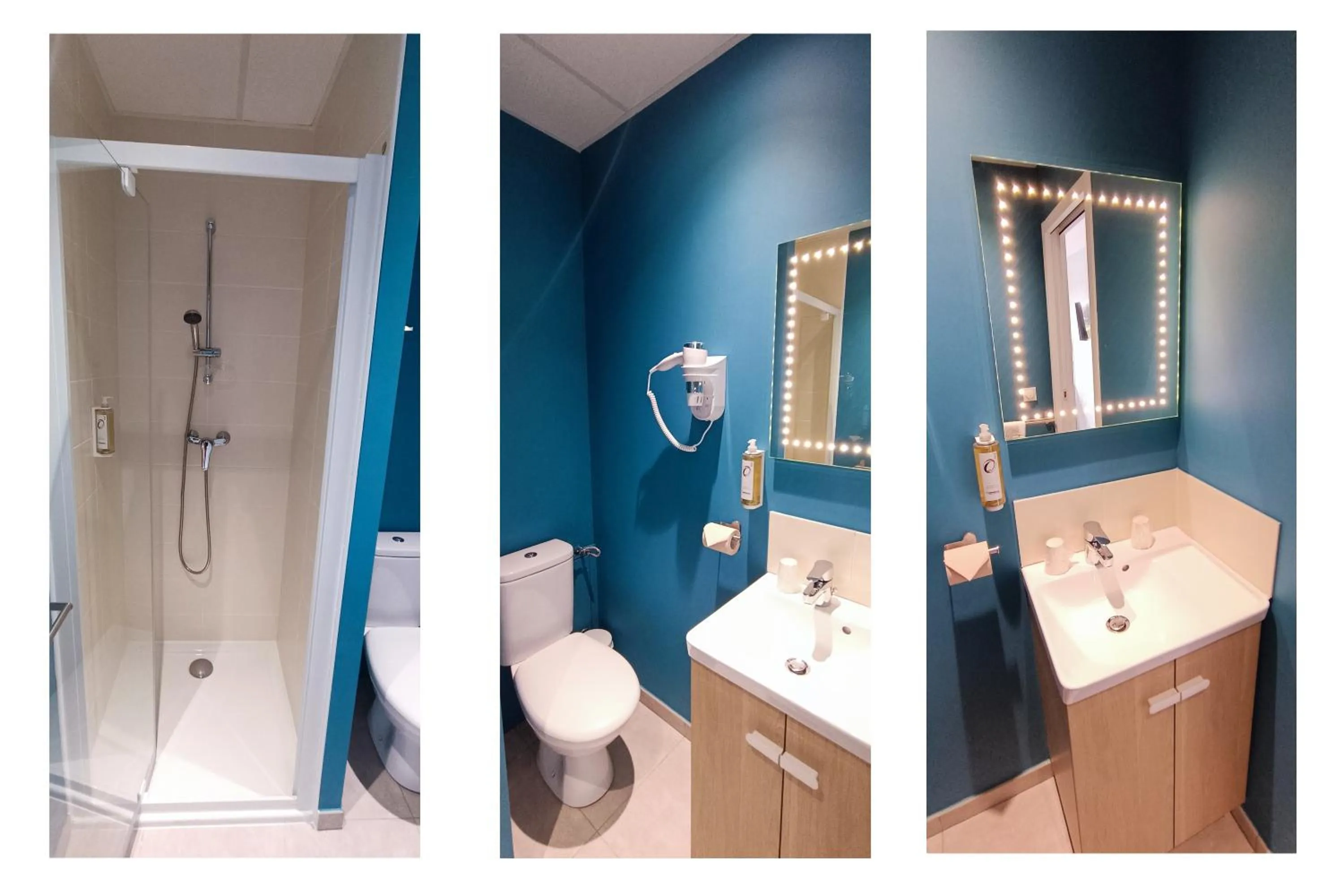 Toilet in The Originals Access, Hôtel les Iris, Berck-sur-Mer