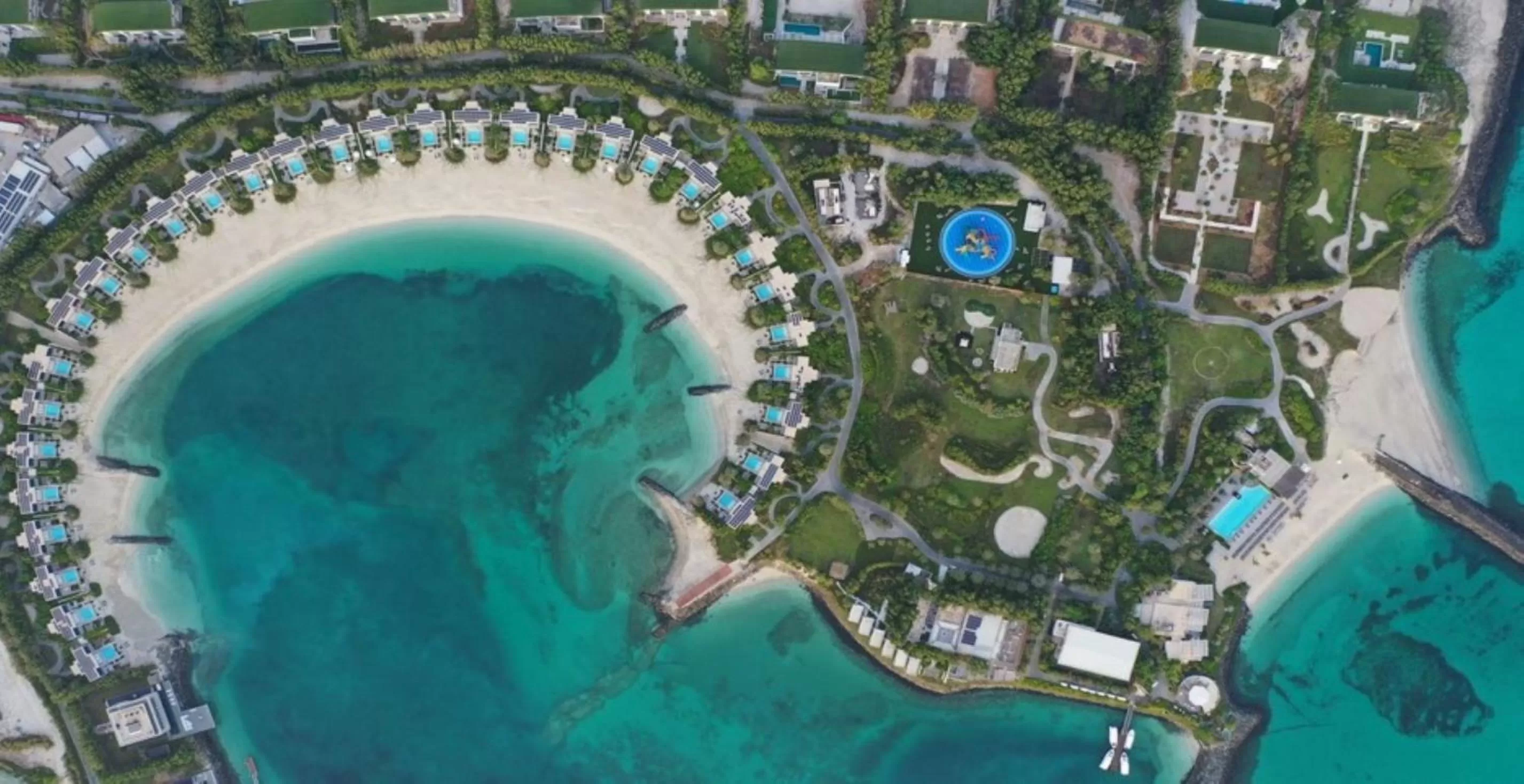 Property building, Bird's-eye View in Nurai Island, Saadiyat