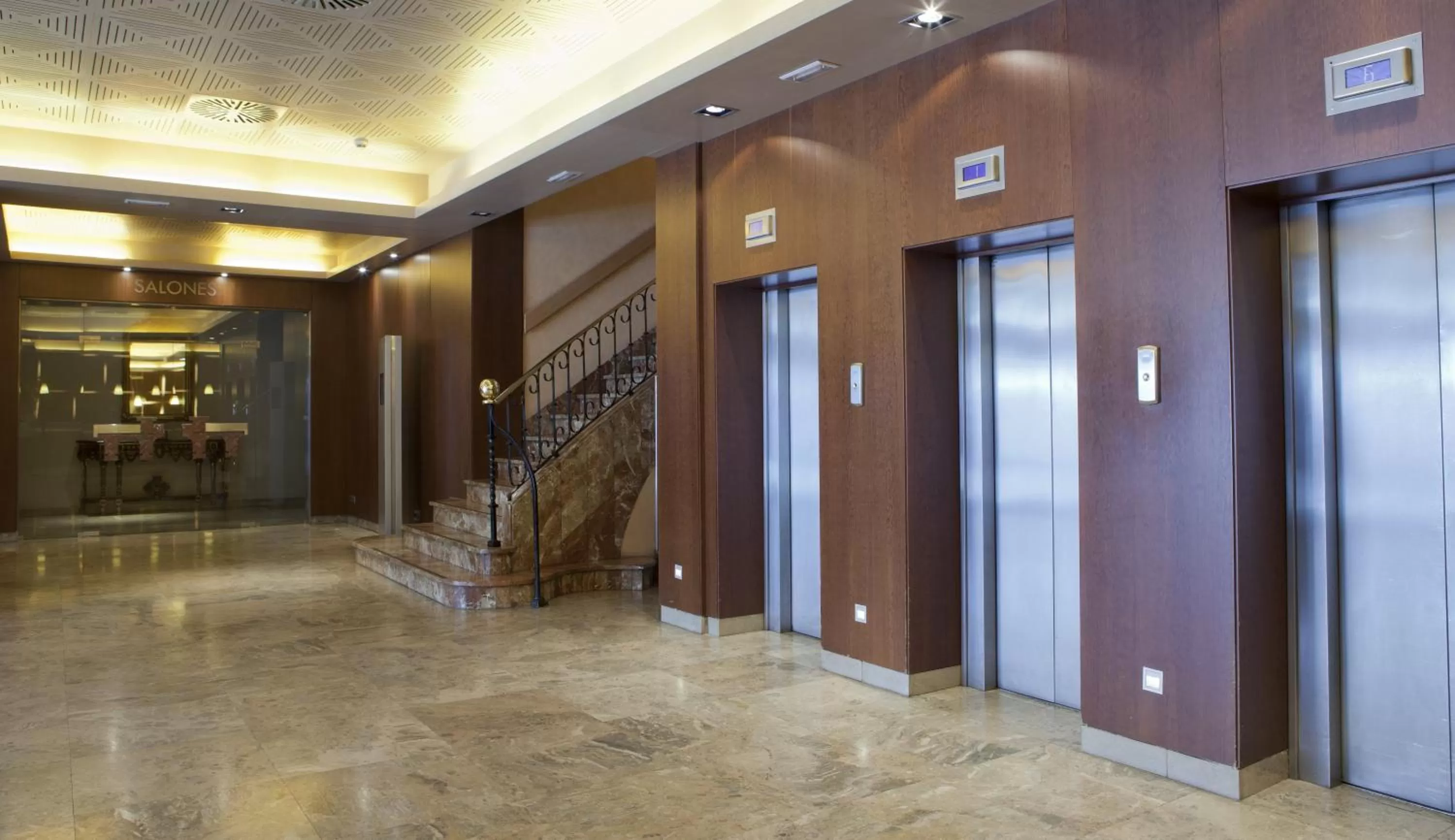 Lobby or reception in Hotel Praga