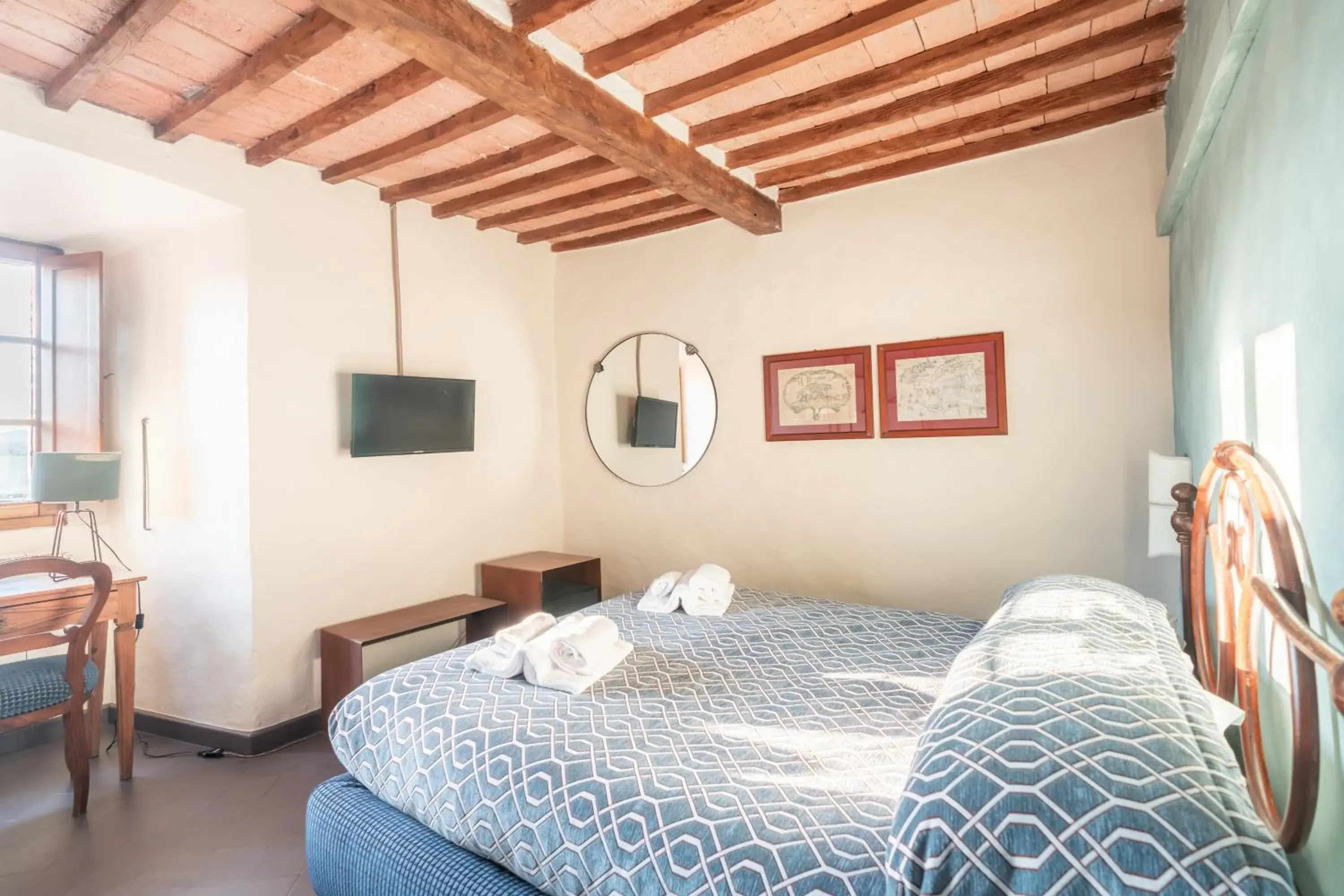 Bed in Hotel Della Fortezza