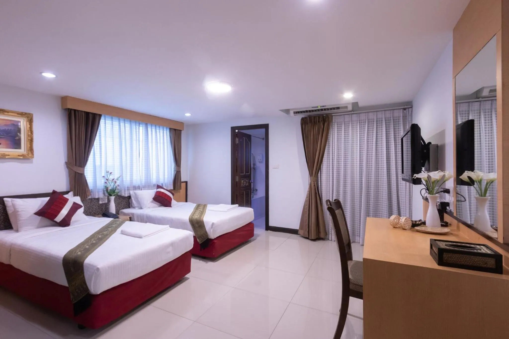 Bed in Gusto Pratunam Hotel