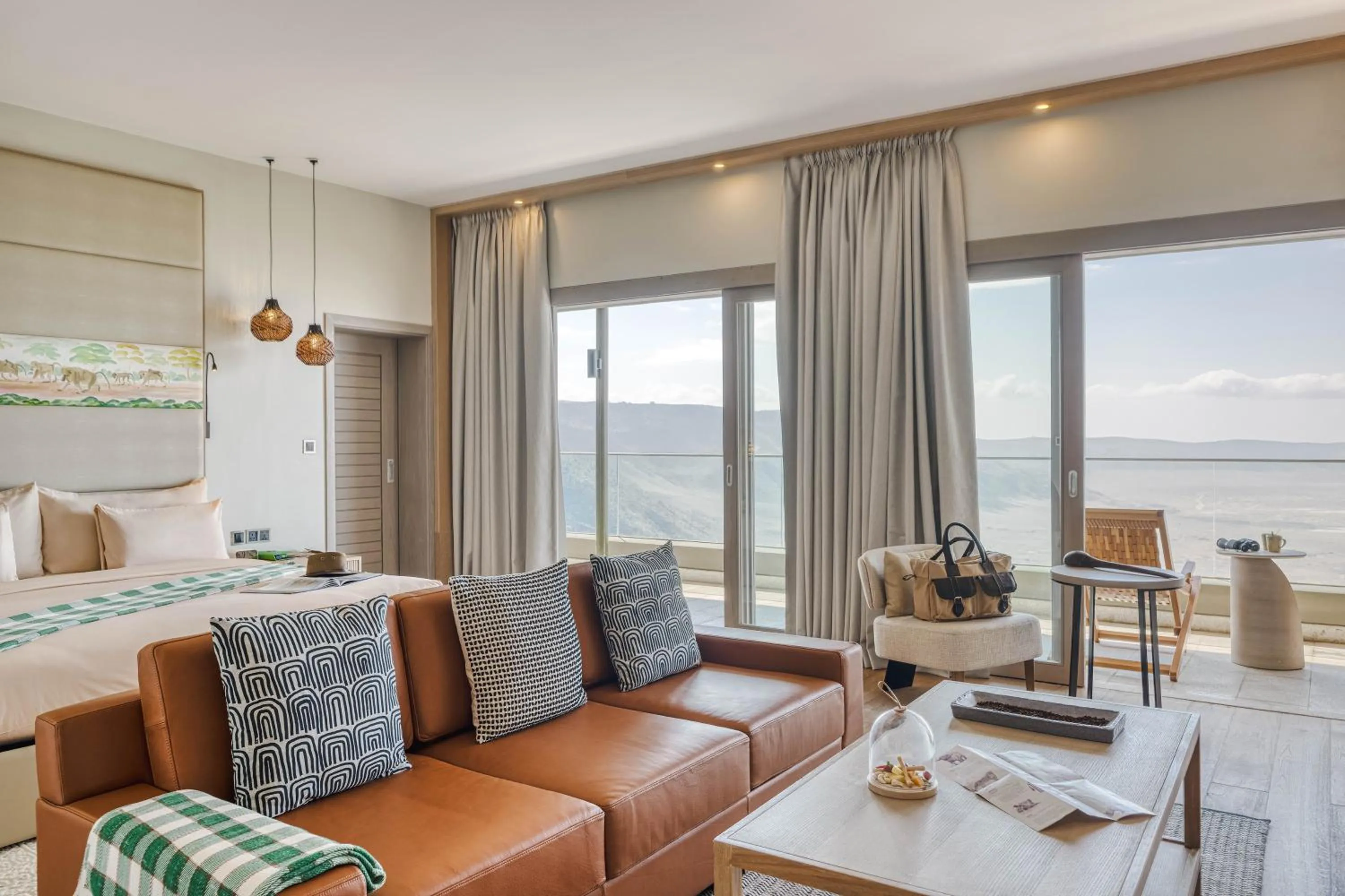 Living room in Ngorongoro Lodge member of Melia Collection - The Leading Hotels of the World