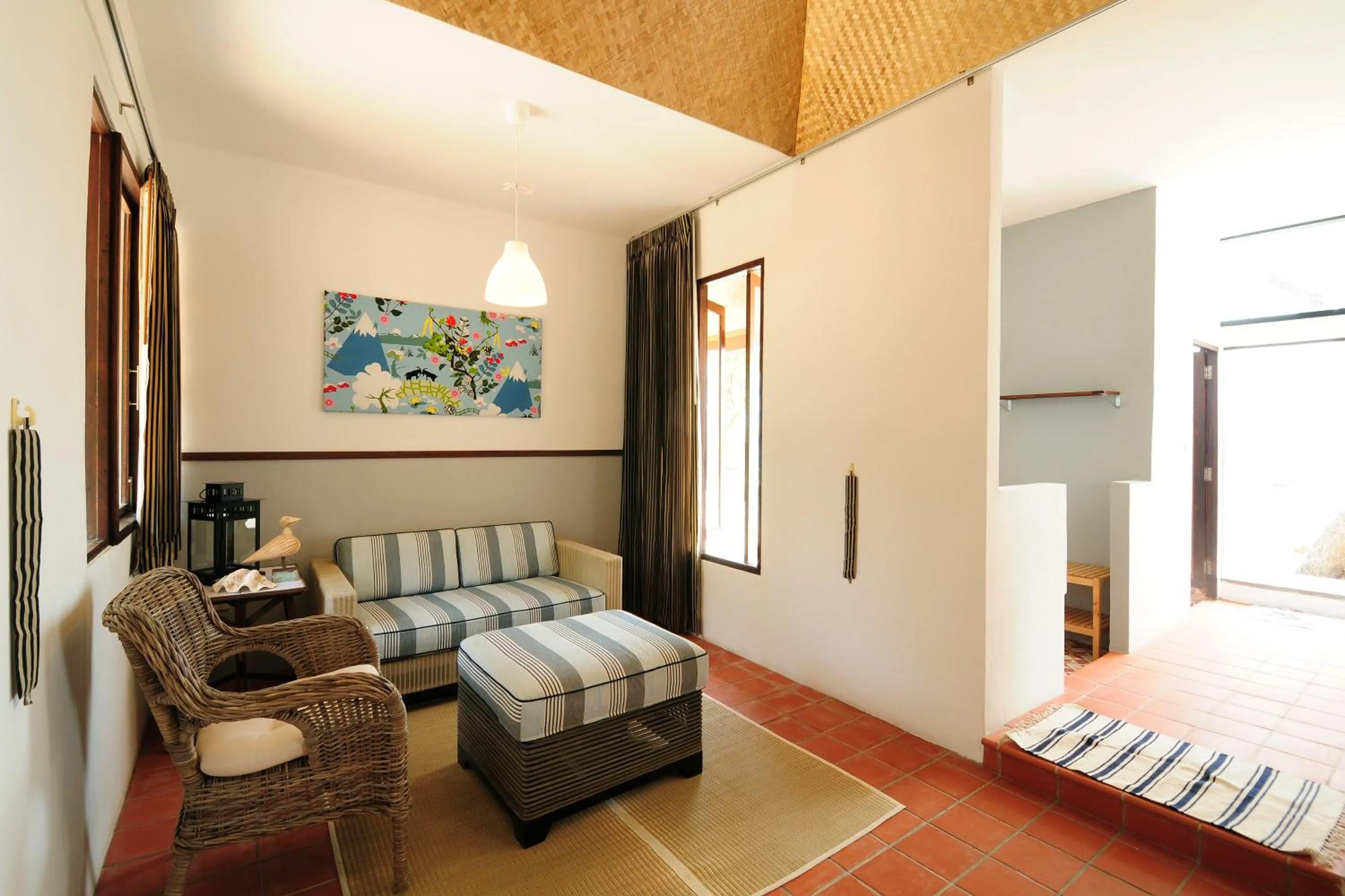 Living room, Bed in Koh Munnork Private Island