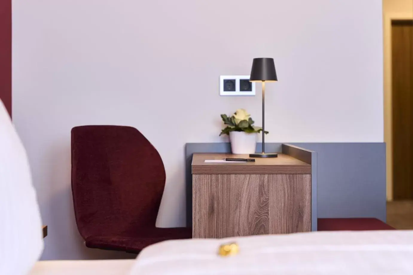 Bed in Hotel Rhönkitz Bed in Hotel Rhönkitz