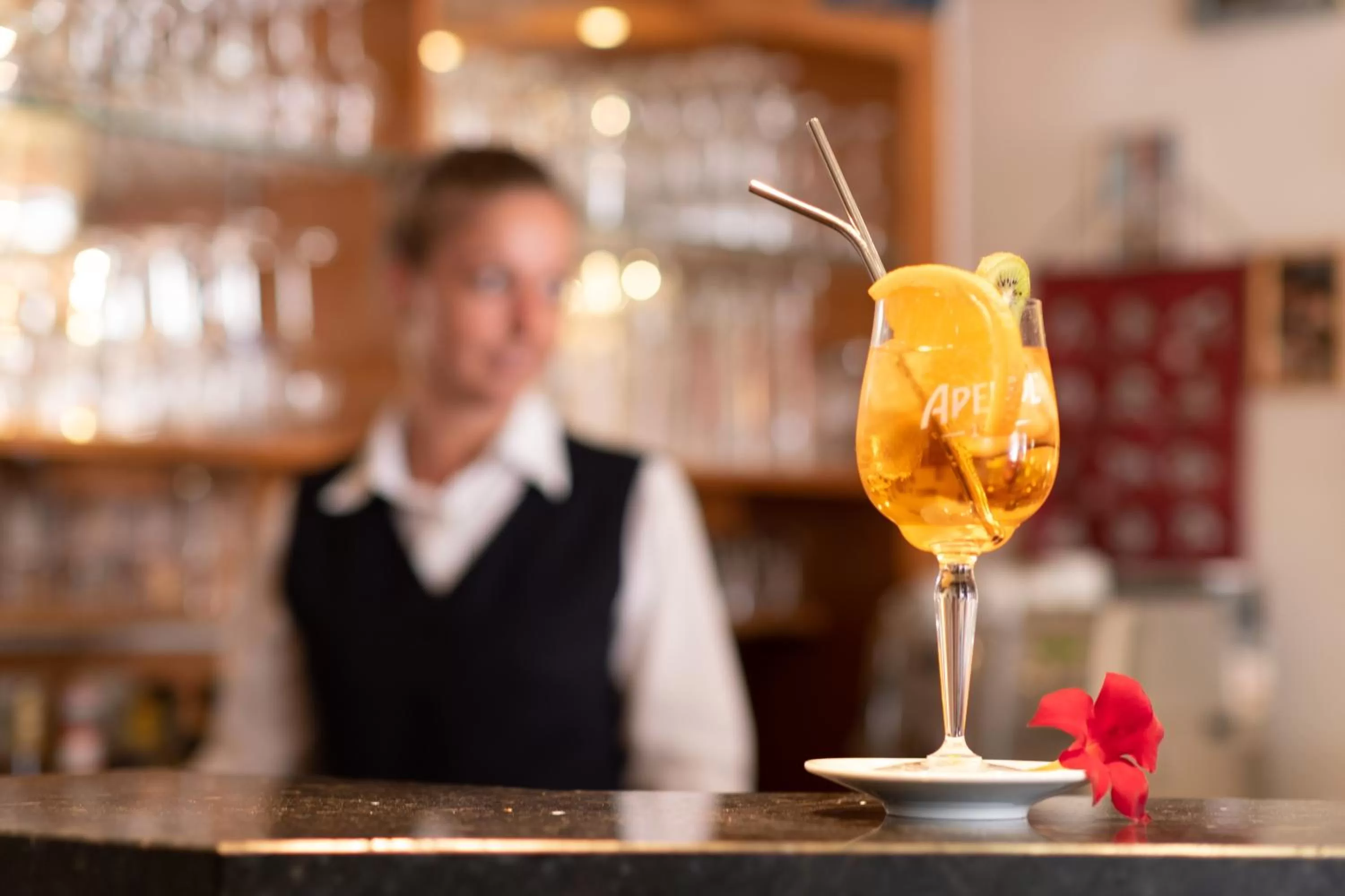 Lounge or bar in Hotel Bär