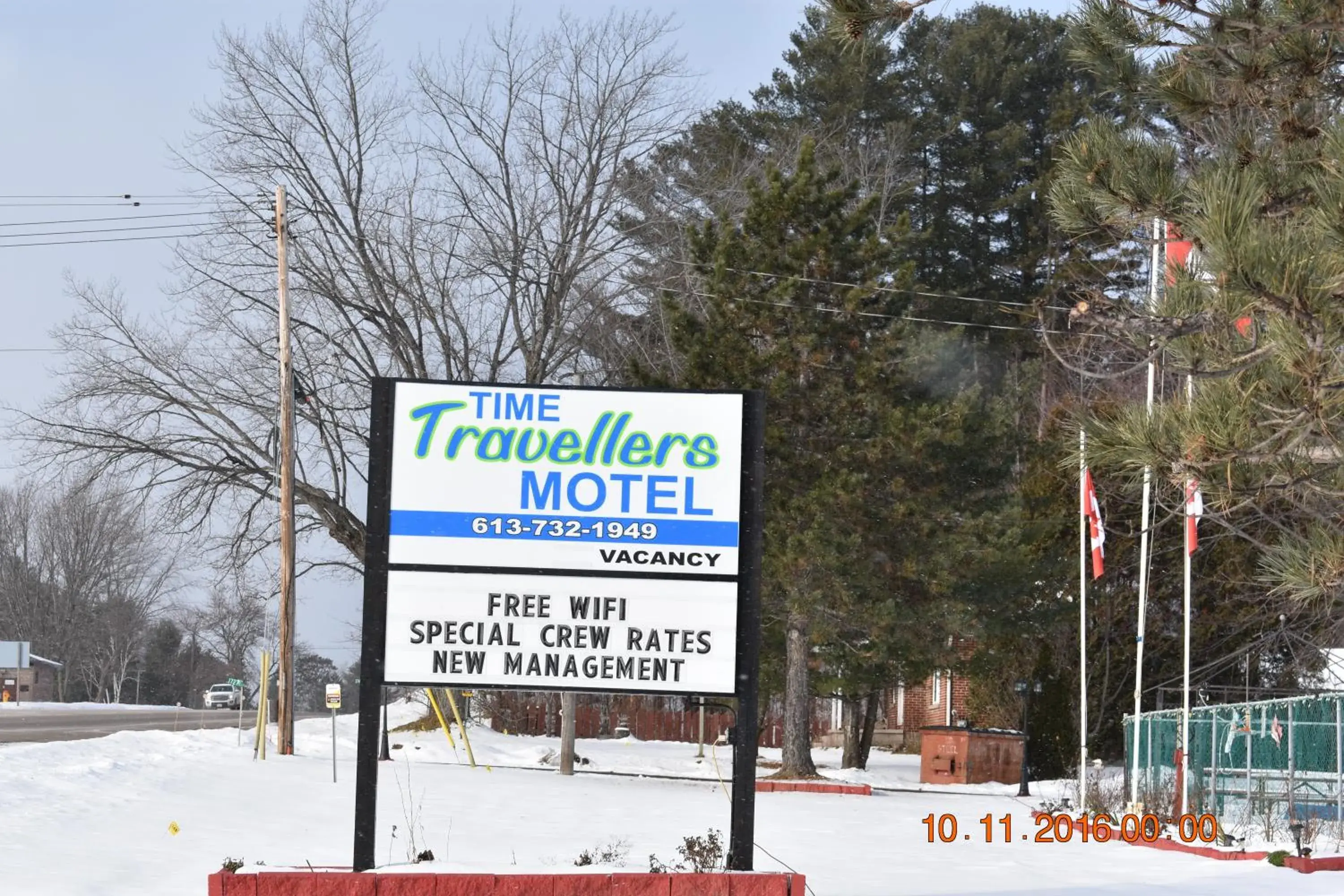 Logo/Certificate/Sign, Winter in Time Travellers Motel