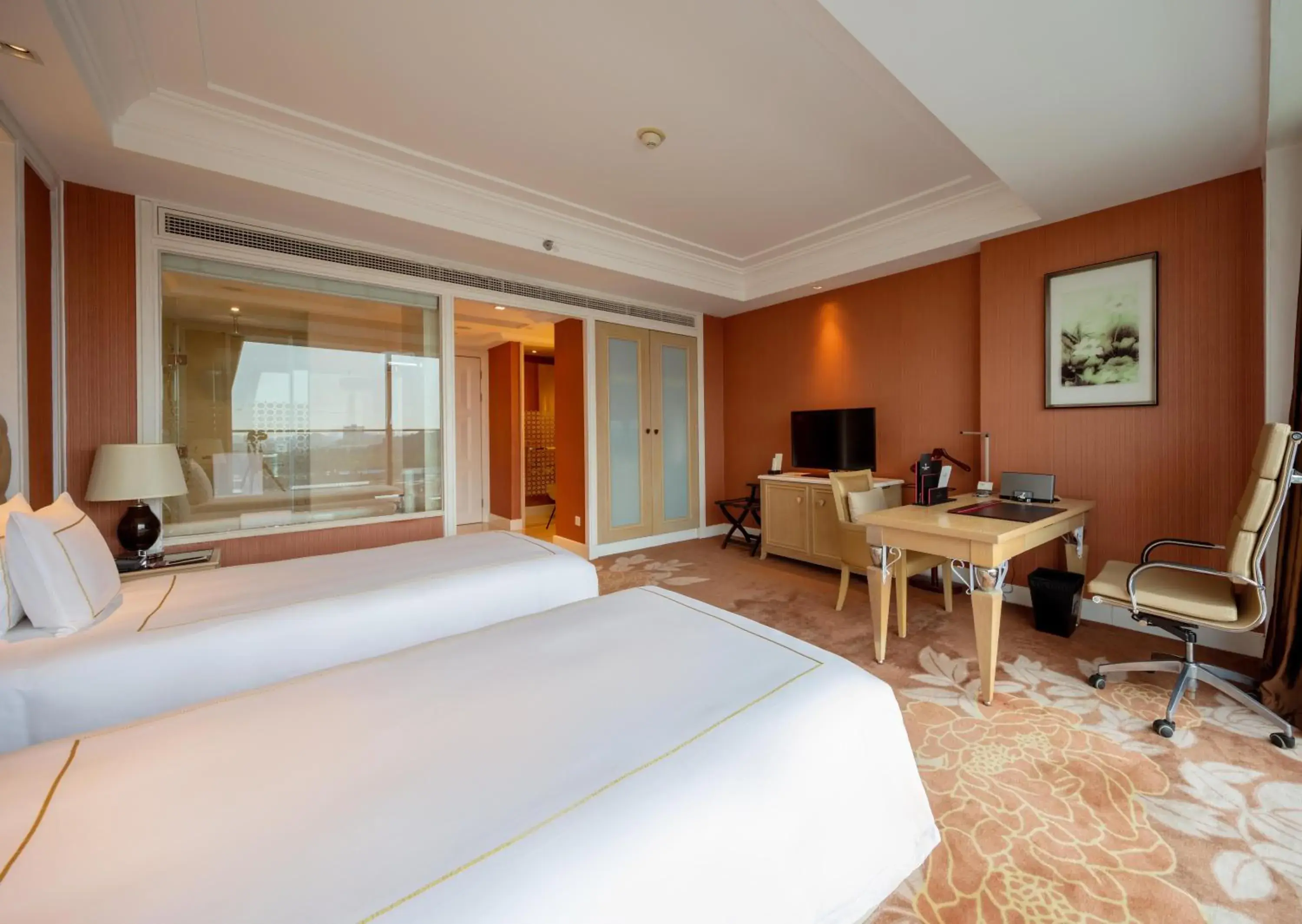 Bed in Tonino Lamborghini Hotel Kunshan City Center