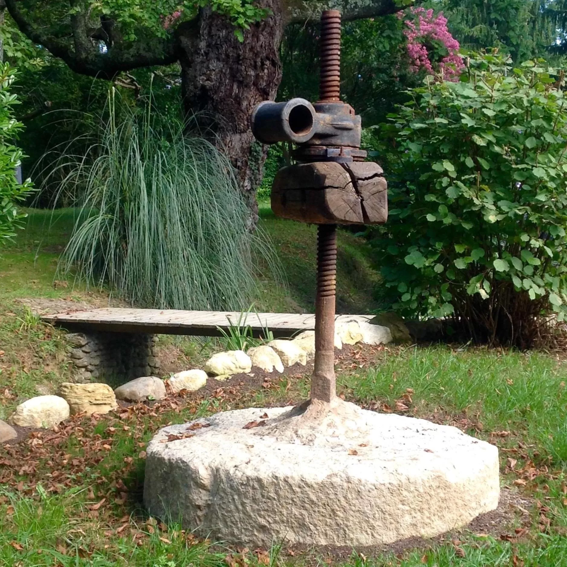 Garden view in B&B Au Moulin 1771